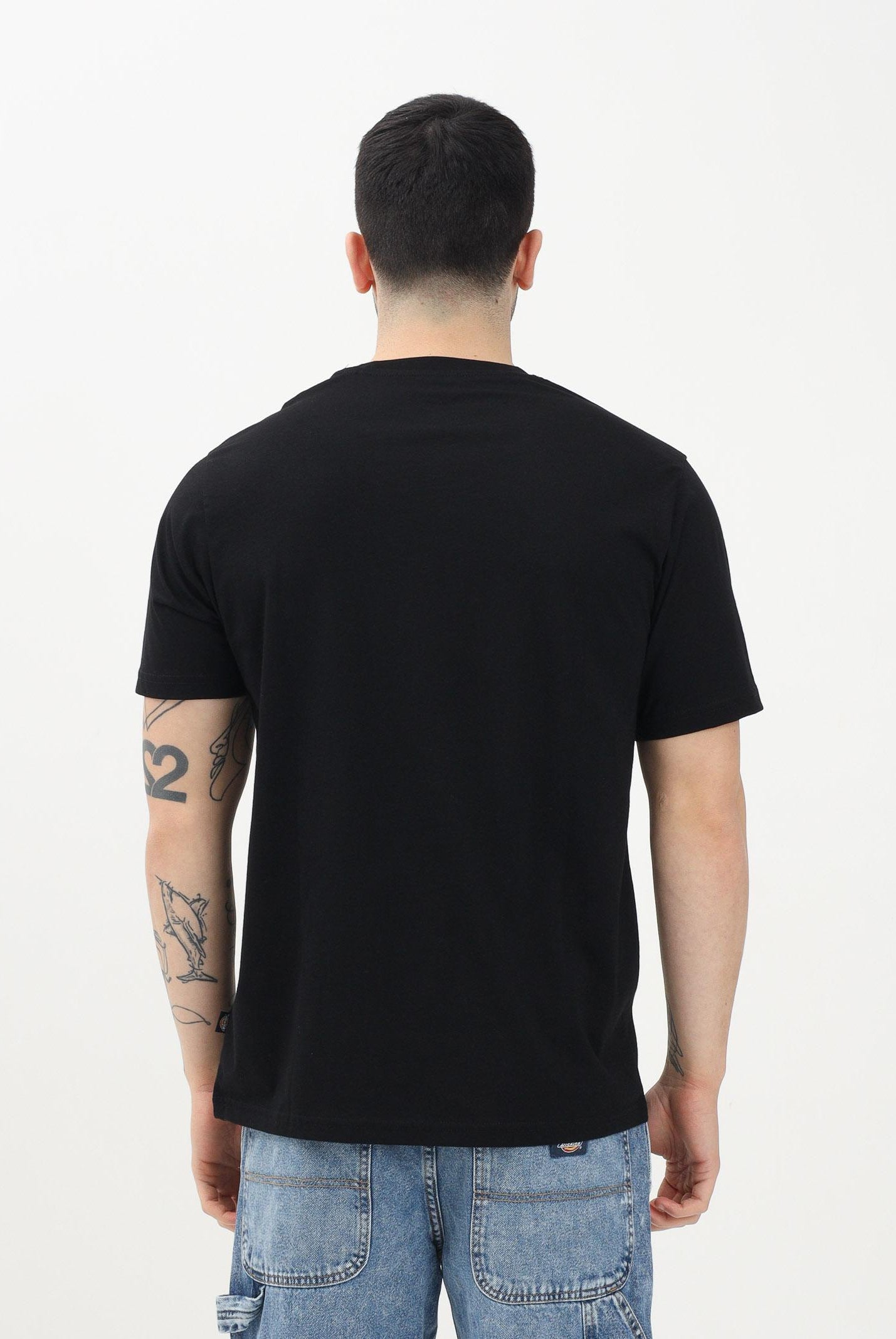 DICKIES T-shirt a manica corta Mapleton nera da uomo DK0A4XDBBLK1 . DIckies
