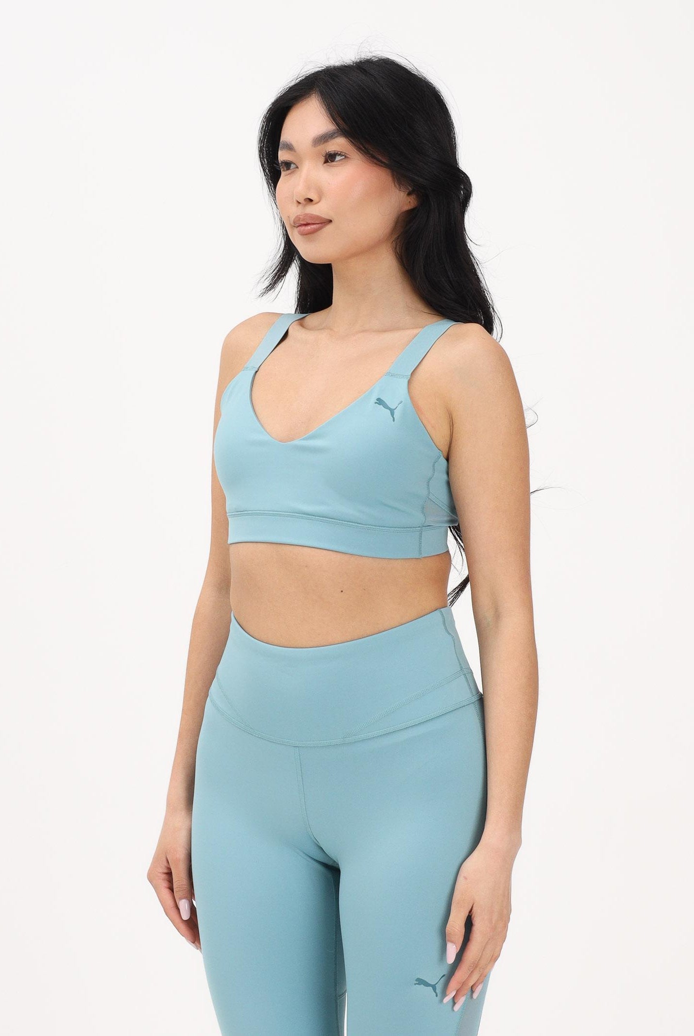 PUMA Top sportivo PUMA SHAPE turchese da donna 527479 46 PUMA