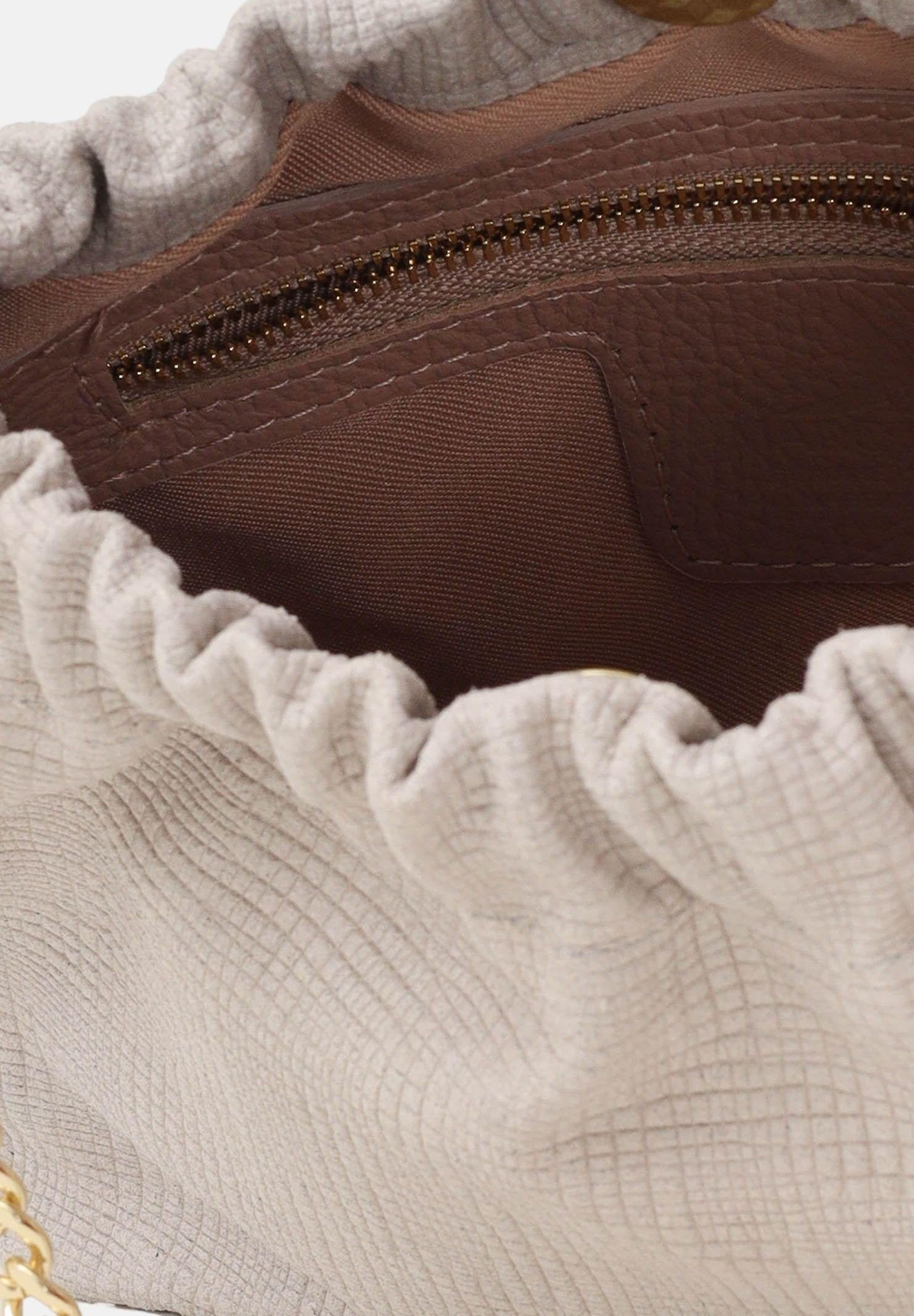 MARC ELLIS Borsa a tracolla Helena Suede panna da donna HELENA-SUEDE-RF OFBLGO MARC ELLIS