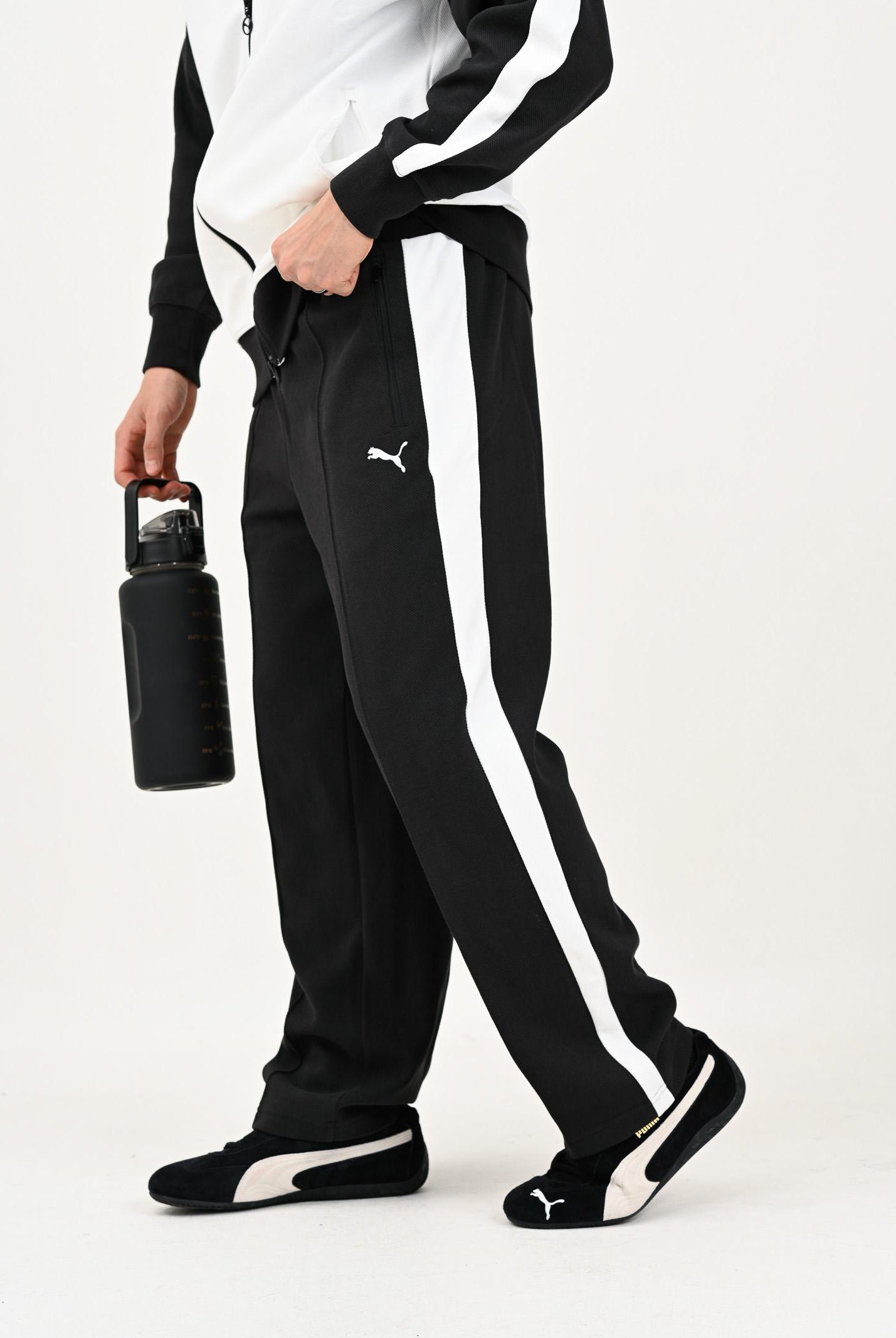 PUMA Pantalone sportivo T7 nero da uomo 632995 01 PUMA