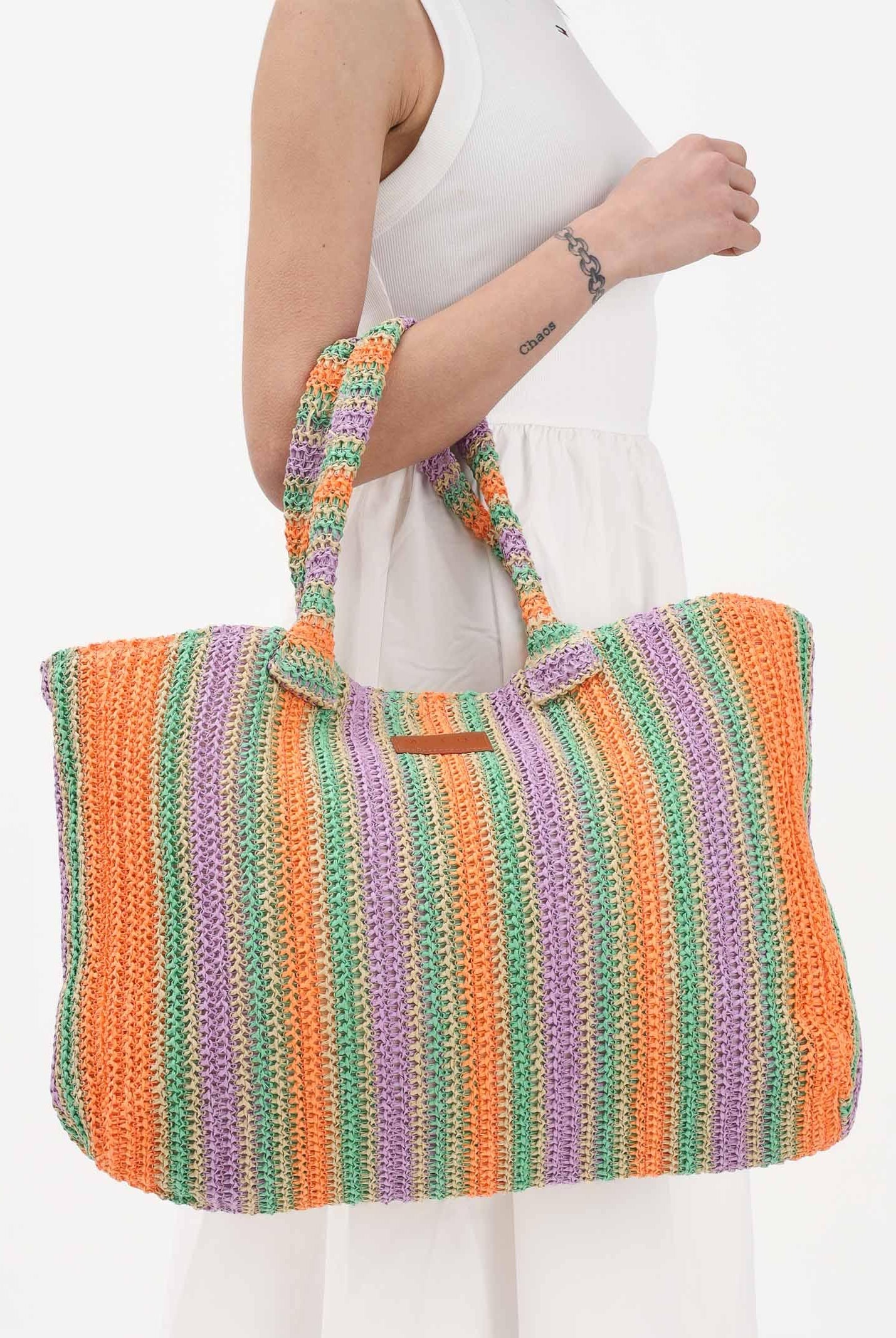 ME FUI Borsa mare multicolore da donna MA26-SW0085OR . ME FUI