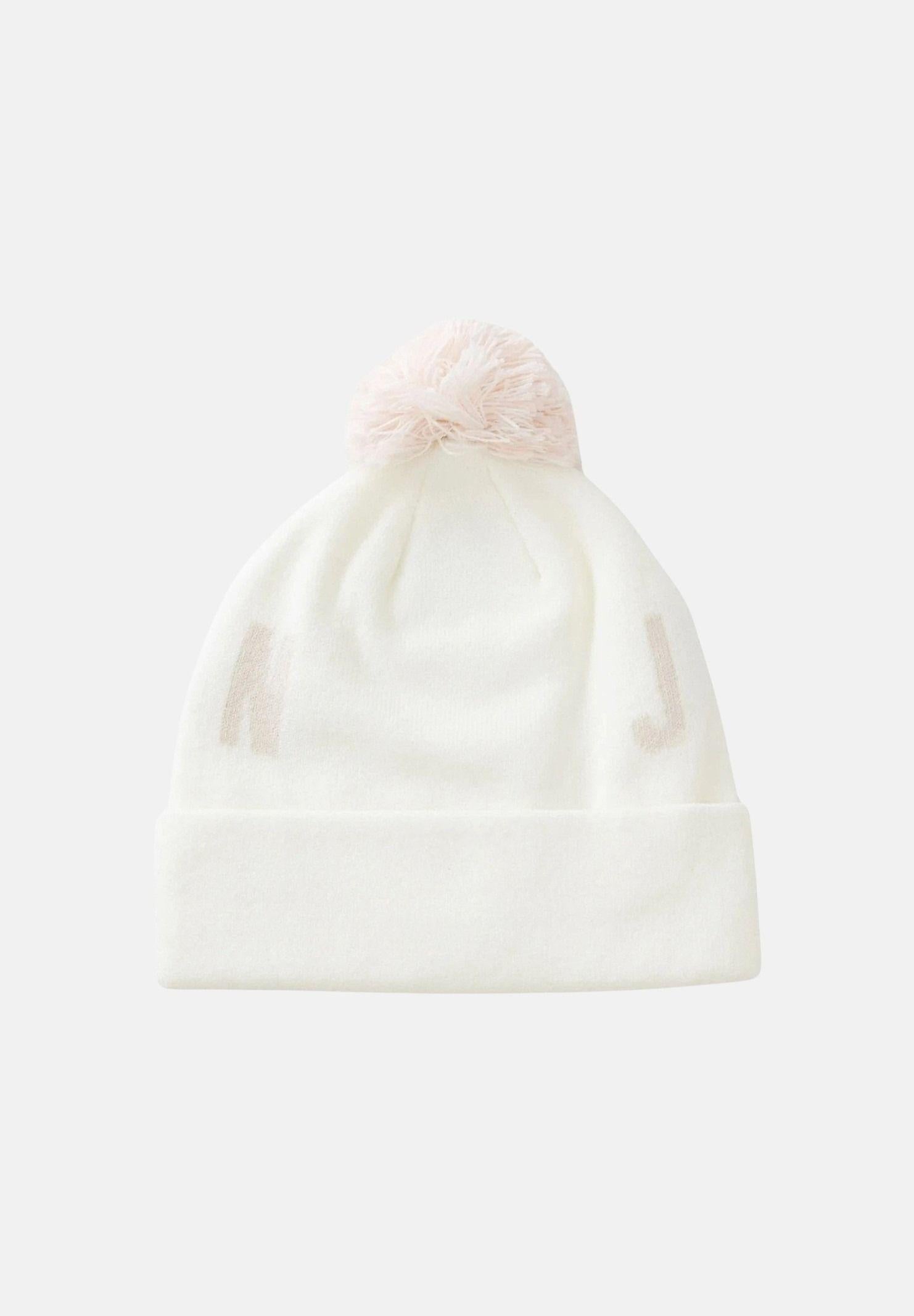 JORDAN Set regalo composto da cappello e guanti panna e rosa da bambina 9A0869 782 JORDAN