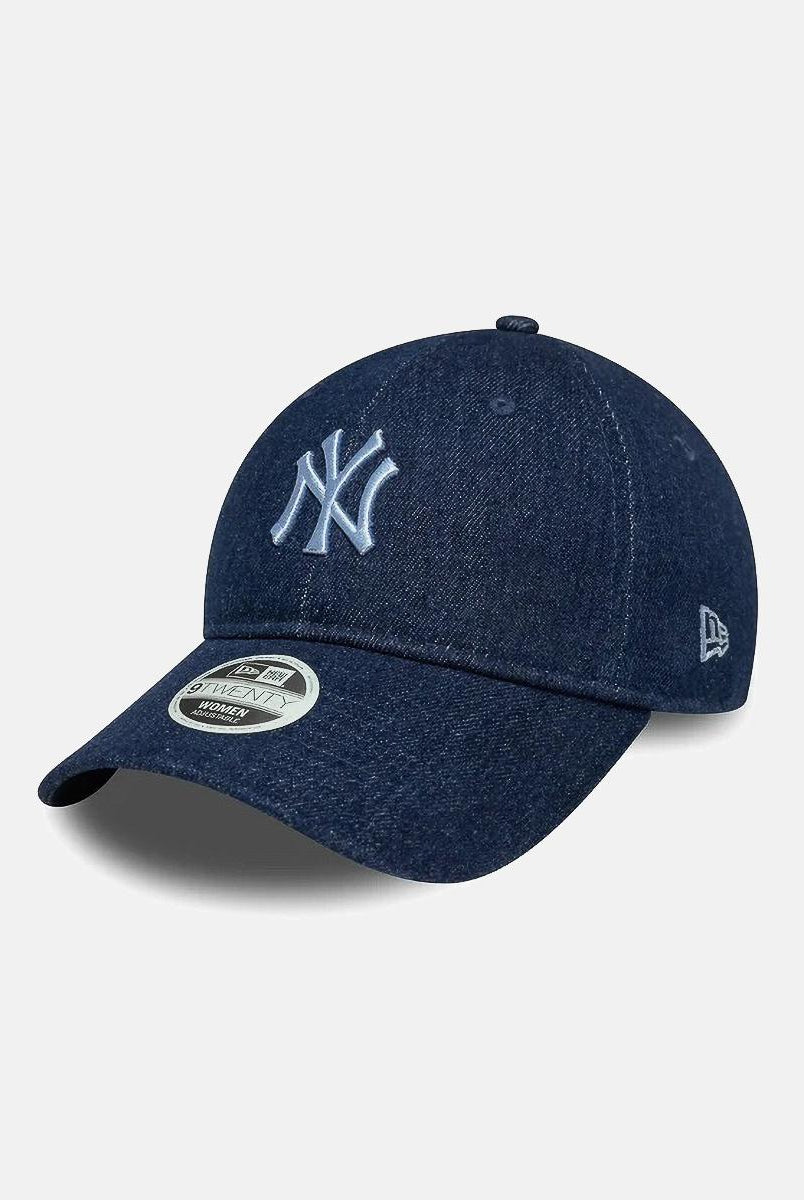 NEW ERA Cappello con visiera 9TWENTY New York Yankees in denim scuro per uomo e donna 60667484 NEW ERA