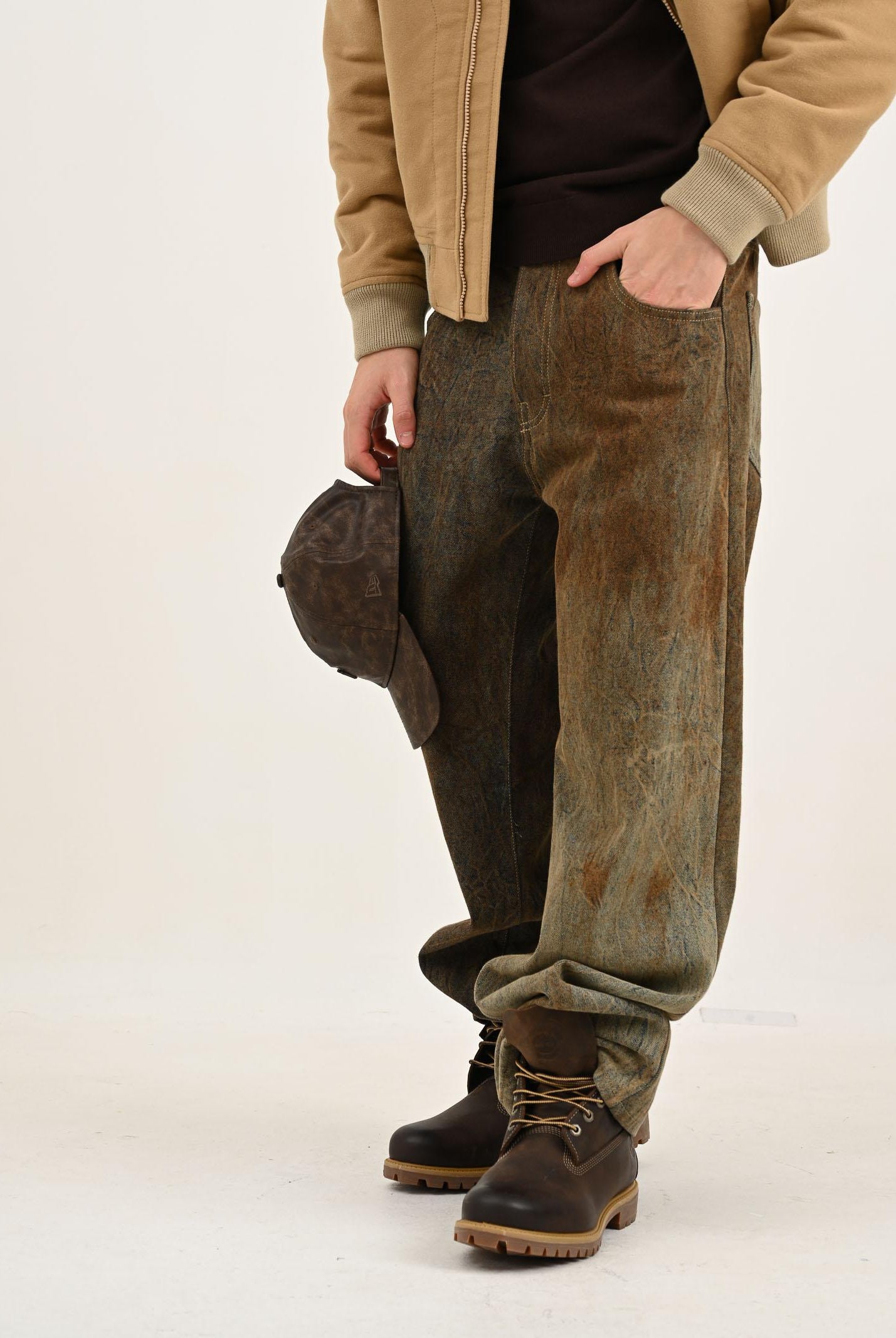 I'M BRIAN Jeans in denim vintage da uomo JASON3125 0028 I'M BRIAN