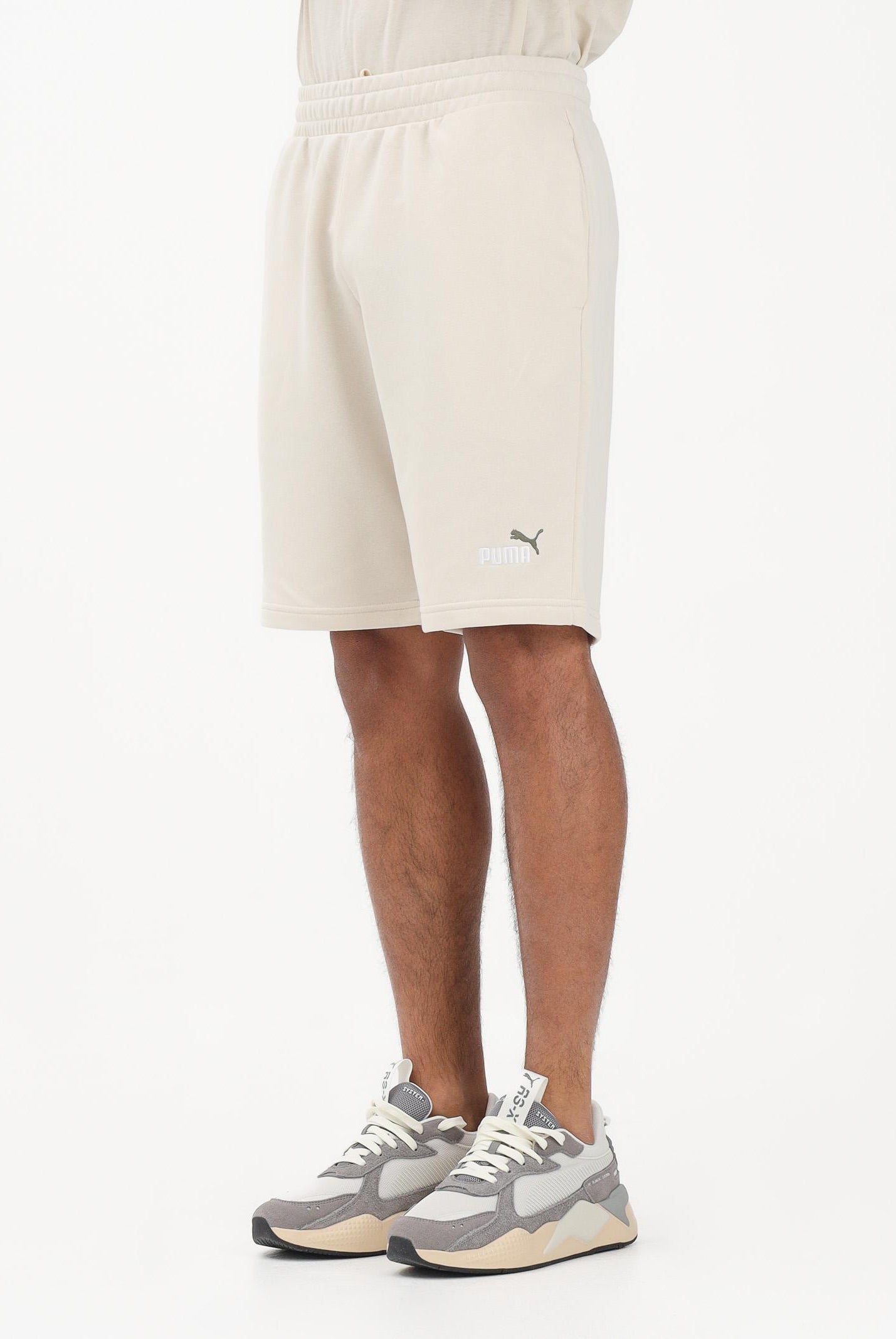 PUMA Shorts sportivo Essentials panna da uomo 684715 88 PUMA