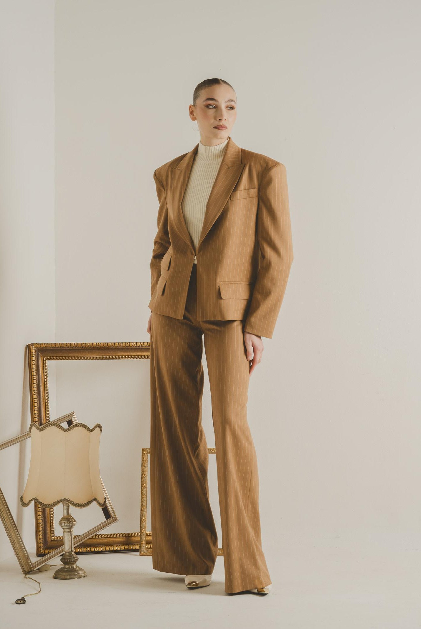 SANTAS Giacca OMBRE miele da donna PV2619 MI SANTAS