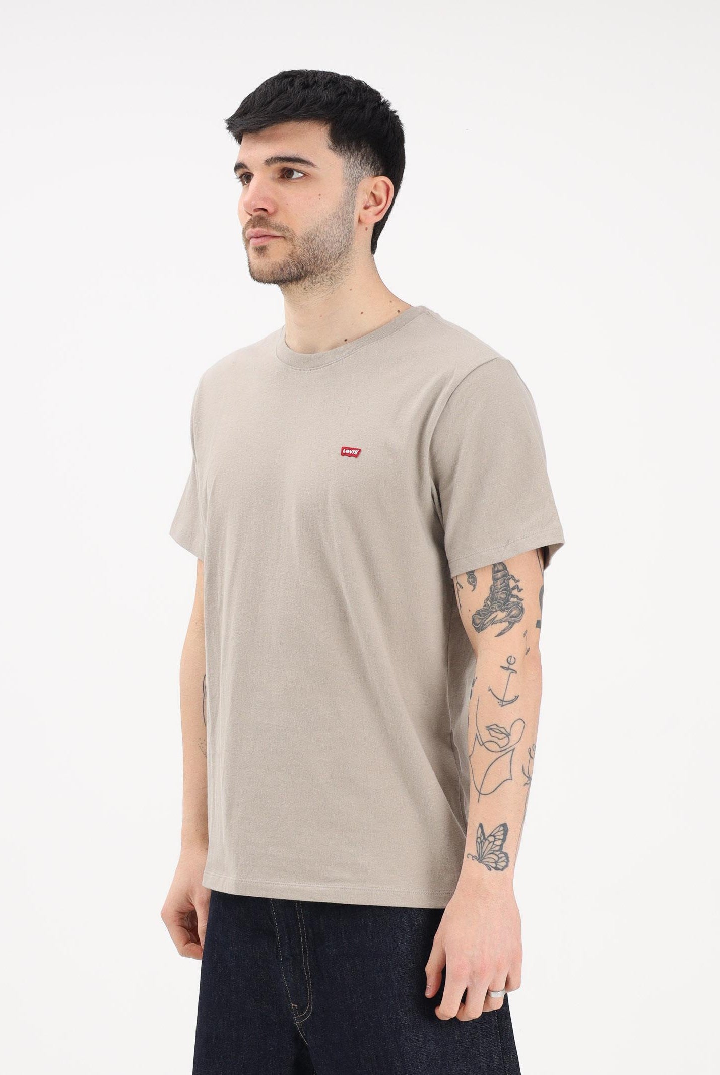 LEVI'S® T-shirt a manica corta Housemark beige da uomo 56605-0301 . LEVI'S®