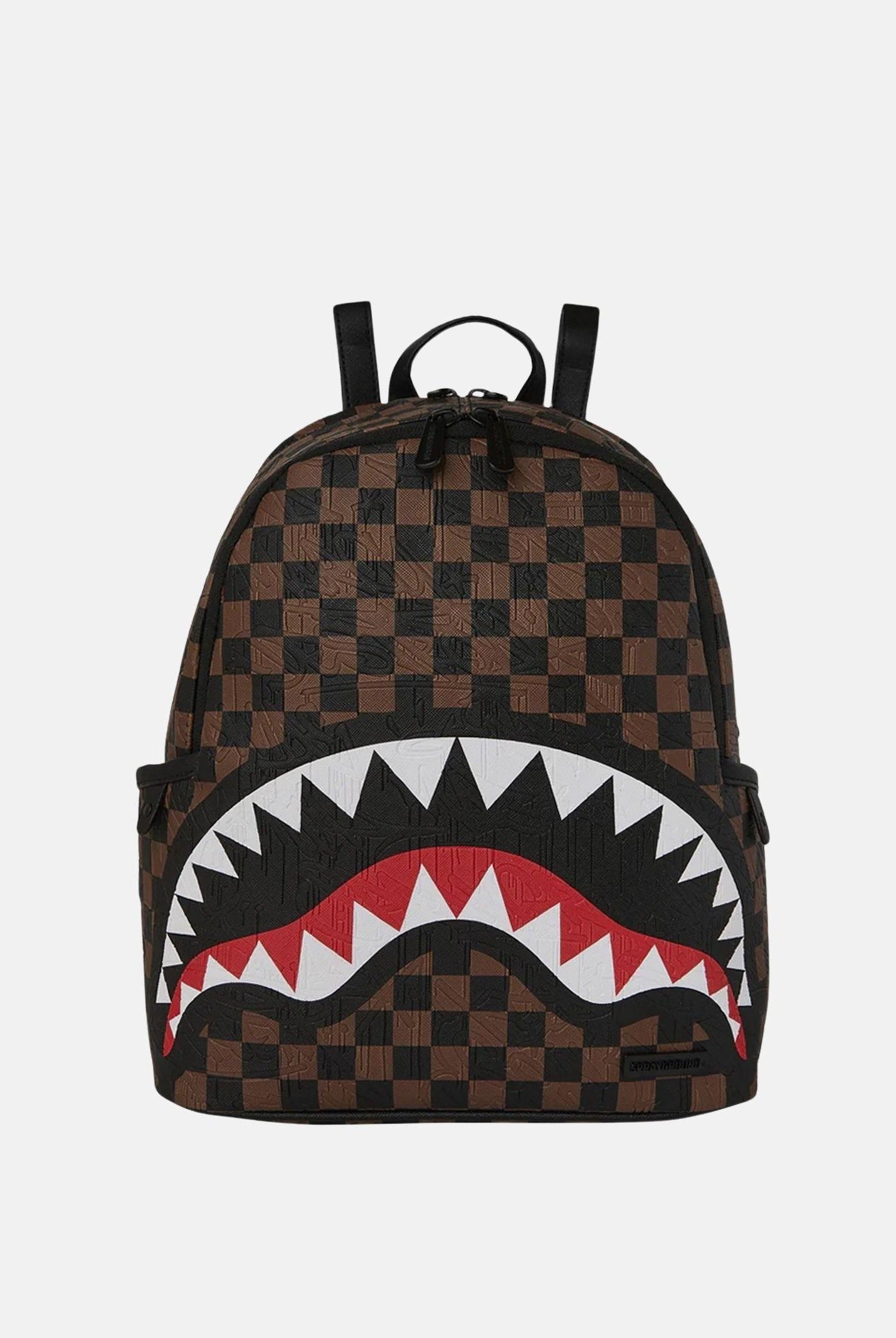 SPRAYGROUND Zaino CHECK 2 EMBOSS SAVAGE BACKPACK marrone da donna 910B8233NSZ . SPRAYGROUND