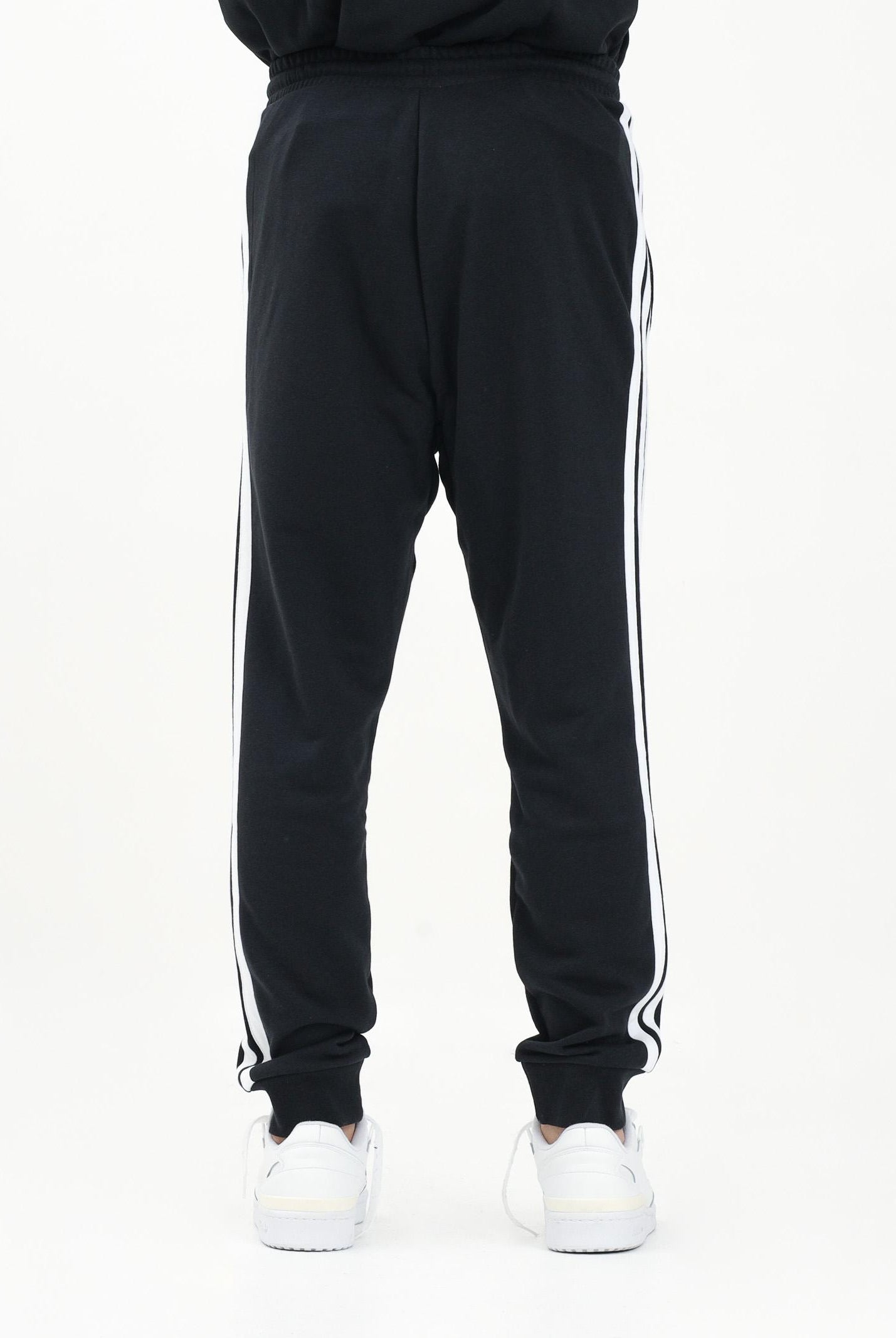 ADIDAS PERFORMANCE Pantalone sportivo Essential 3-Stripes French Terry nero da uomo JD1881 ADIDAS PERFORMANCE