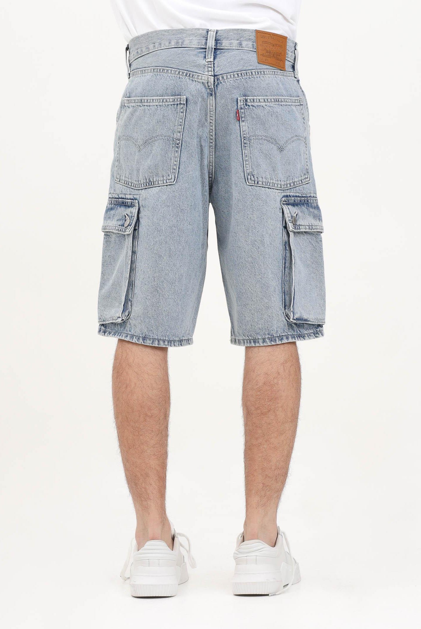 LEVI'S® Shorts 478™ Baggy Cargo in denim chiaro da uomo 001GU-0004 . LEVI'S®