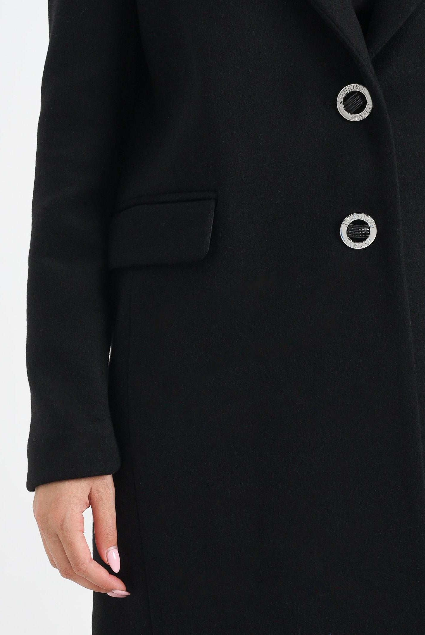 ARMANI EXCHANGE Cappotto nero da donna XW000716AF16206 UC001 ARMANI EXCHANGE