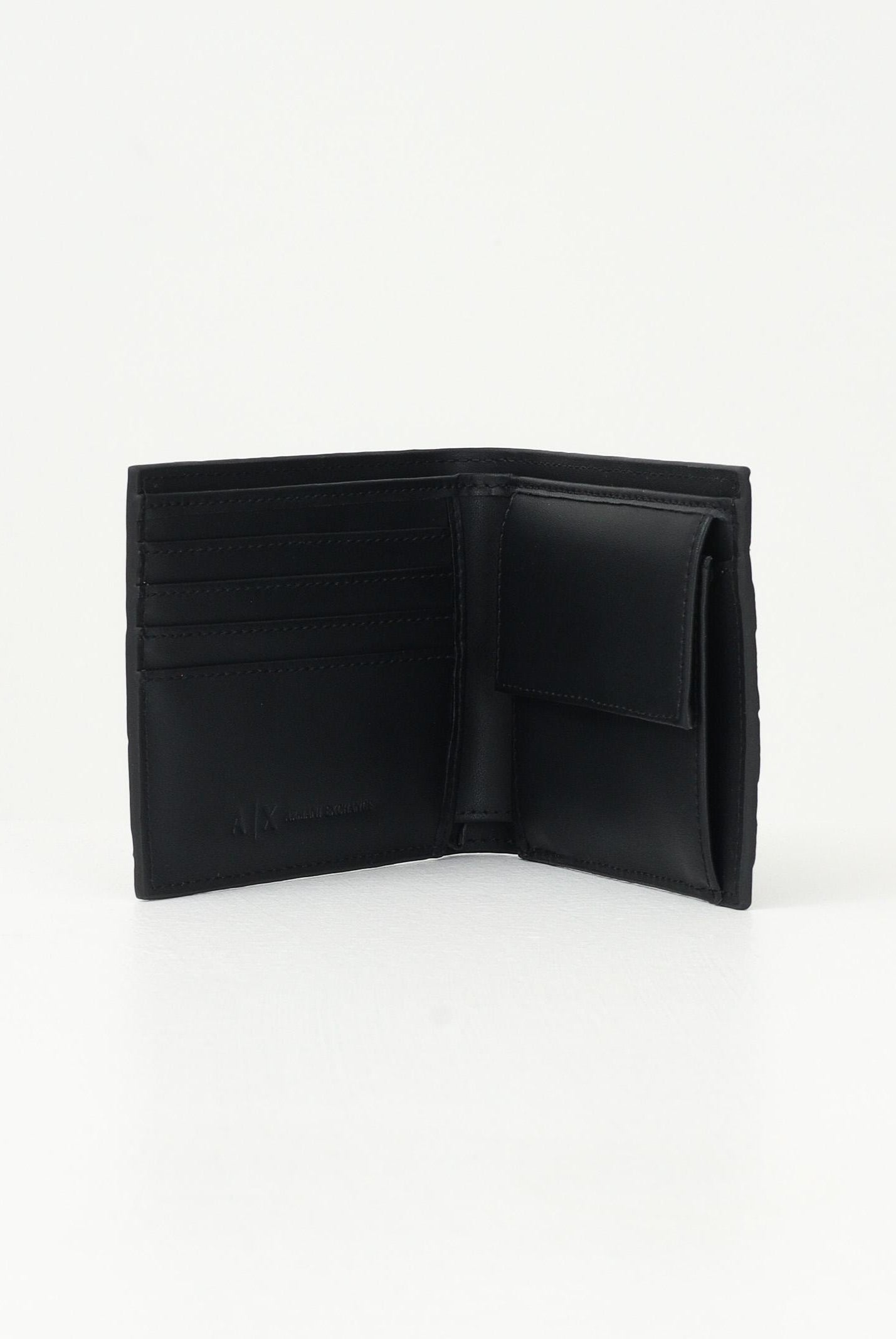 ARMANI EXCHANGE Portafogli nero da uomo con il logo AX inciso XM000167AF12133 UC001 ARMANI EXCHANGE