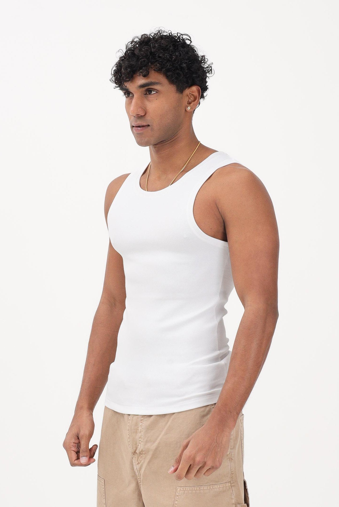 I'M BRIAN Canotta bianca da uomo CN3732 002 I'M BRIAN