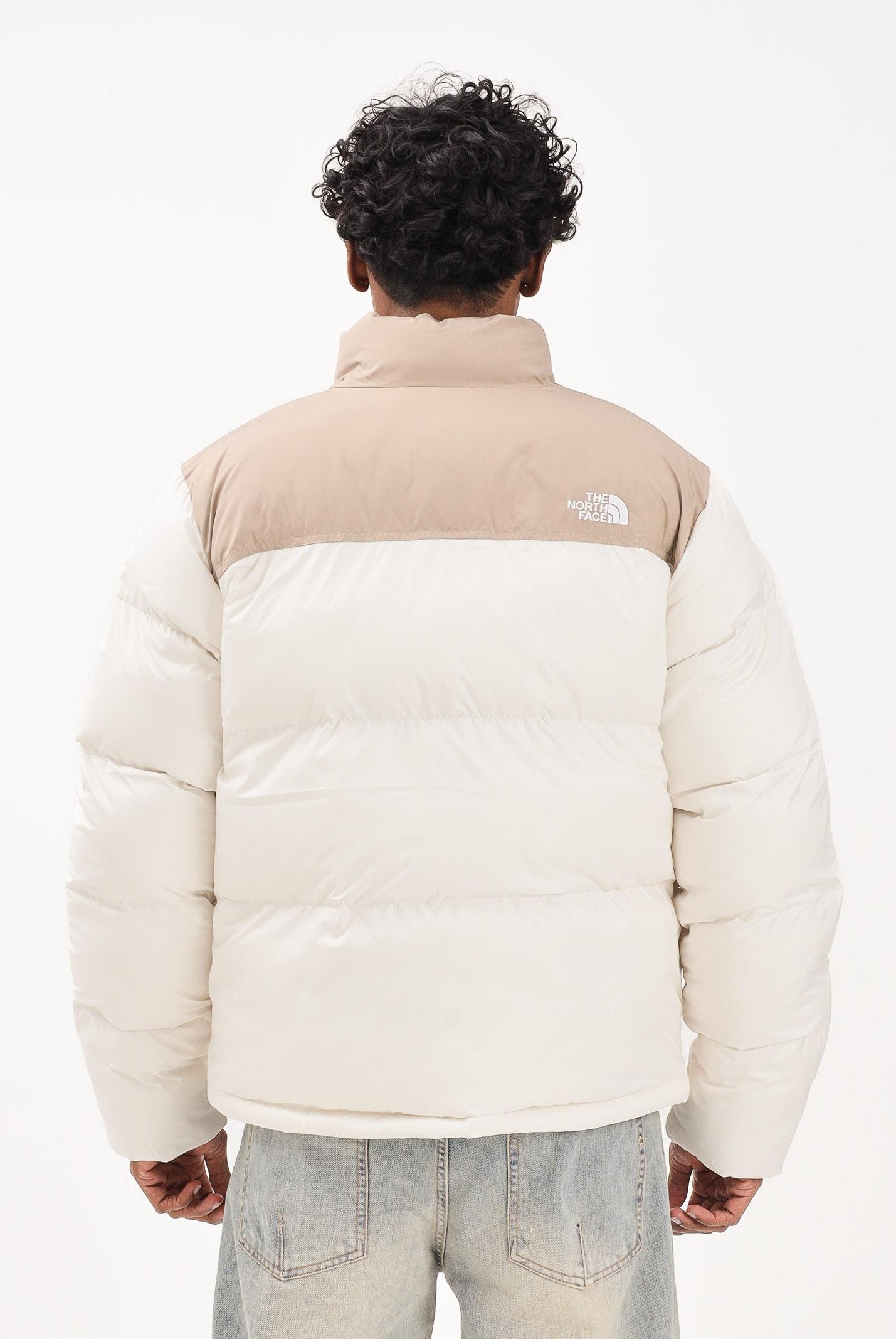 THE NORTH FACE Piumino Saikuru panna e beige da uomo NF0A853IDHS1  THE NORTH FACE