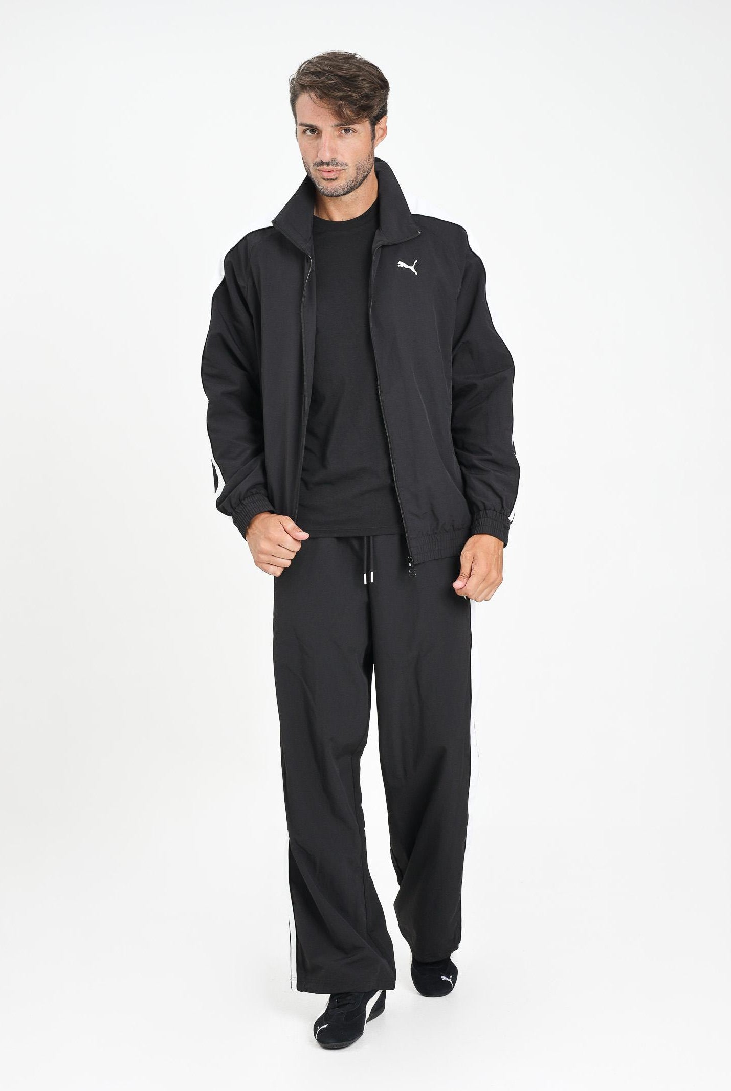 PUMA Pantalone sportivo oversize T7 nero da uomo 629594 01 PUMA