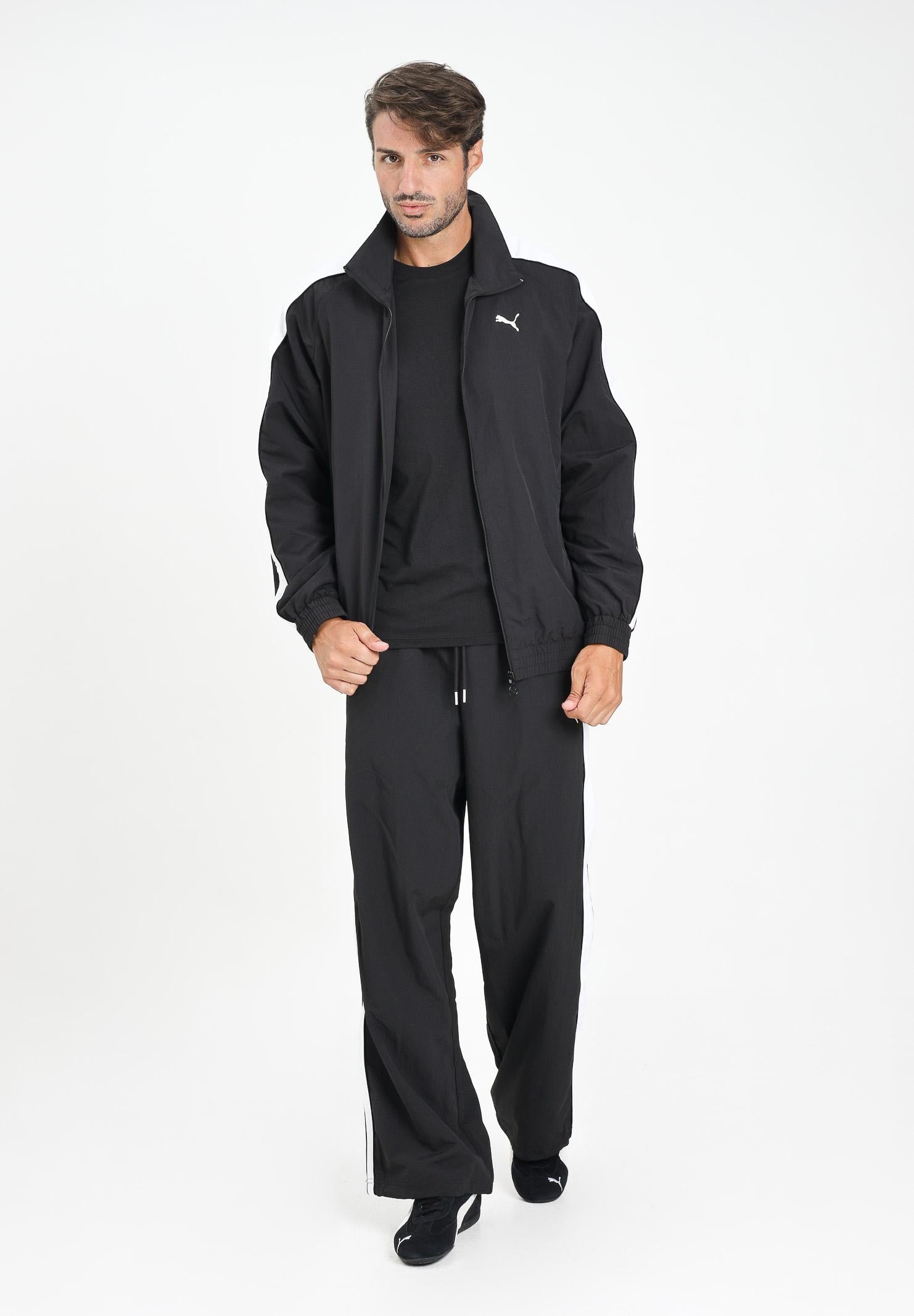 PUMA Pantalone sportivo oversize T7 nero da uomo 629594 01 PUMA