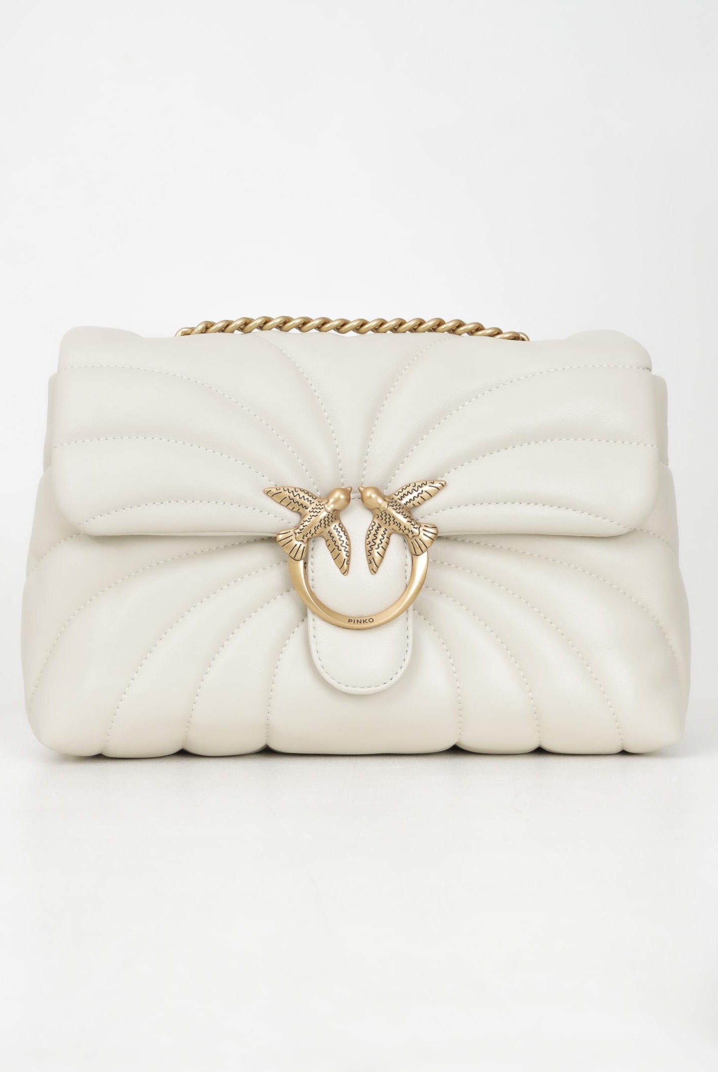 PINKO Borsa a tracolla Classic Love Bag Puff panna da donna 100038A1EX Z14Q PINKO