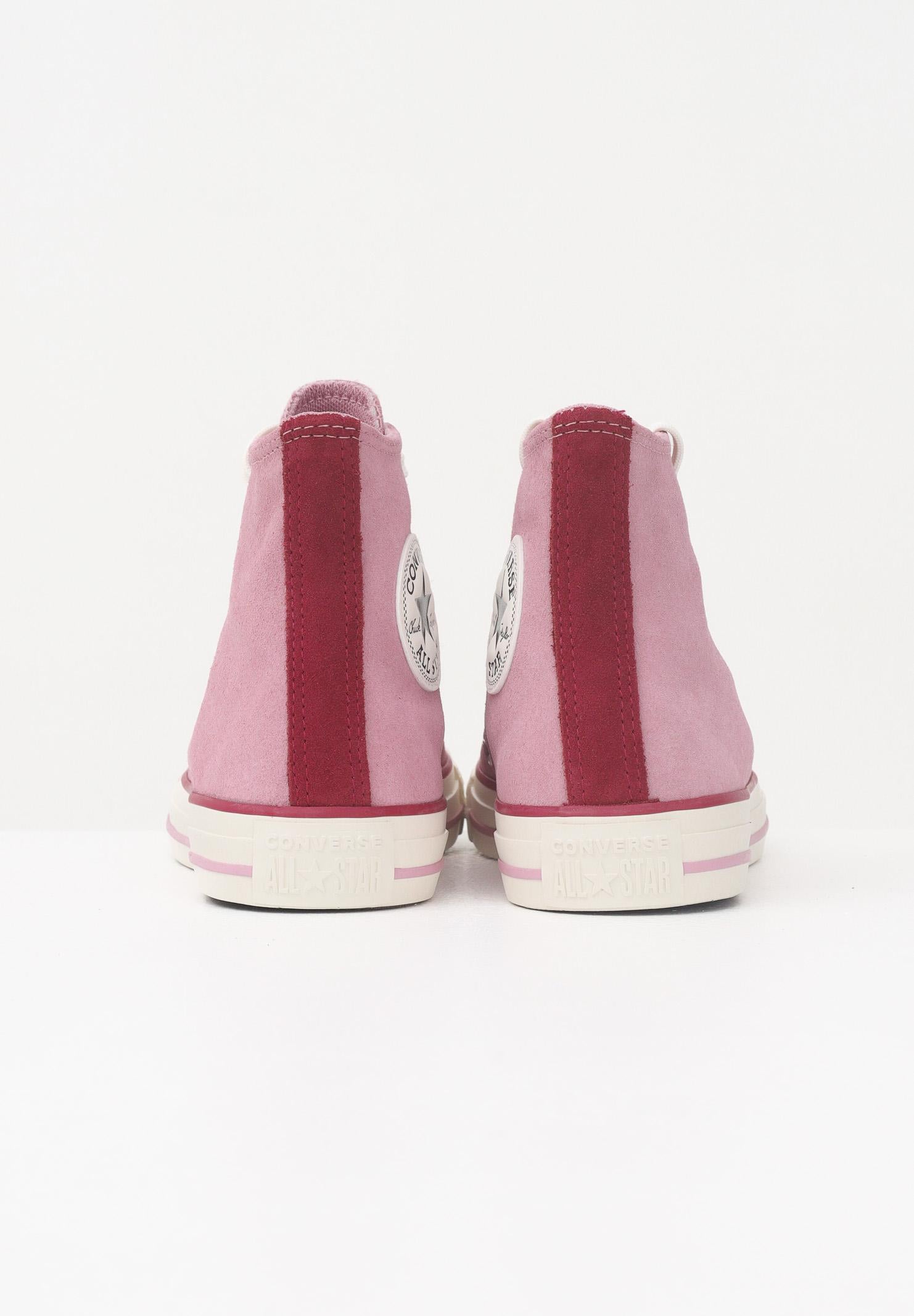 CONVERSE Sneakers Chuck Taylor All Star Contrast Suede rosa da donna A16608C CONVERSE