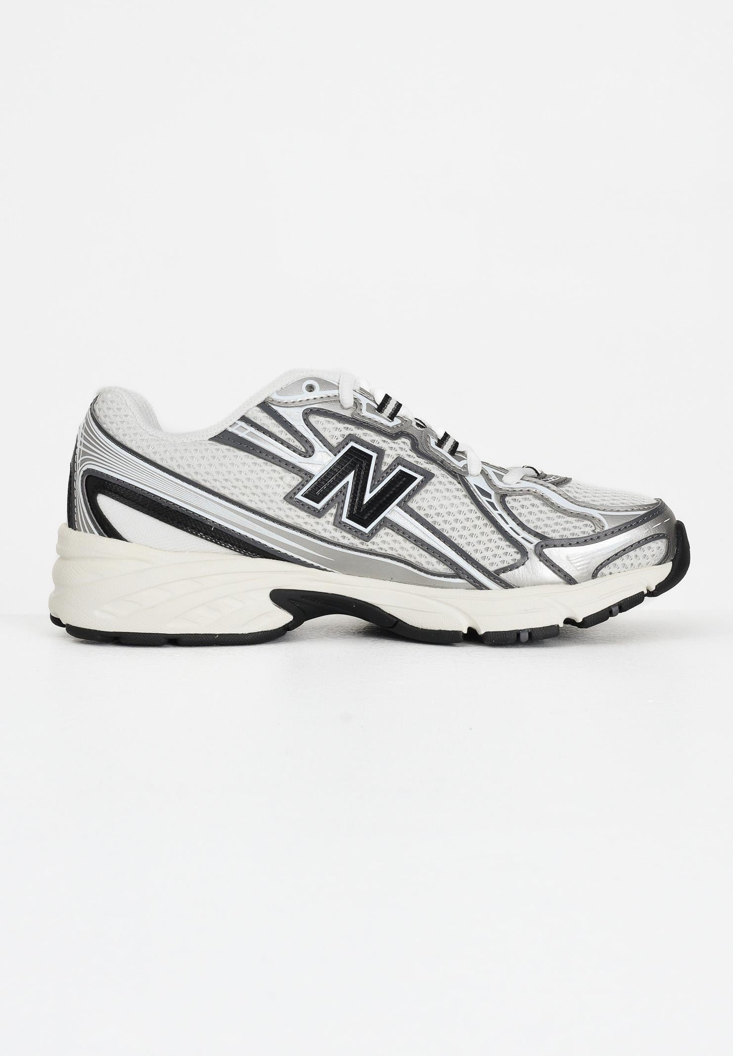 NEW BALANCE Sneakers 740 bianche, argento e nere da uomo U740BK2 . NEW BALANCE