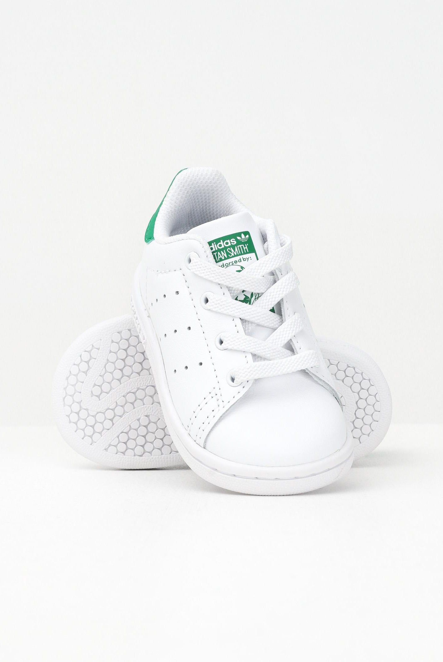 ADIDAS ORIGINALS Sneakers Stan Smith Elastic Laces bianche da neonato JP9723 . ADIDAS ORIGINALS