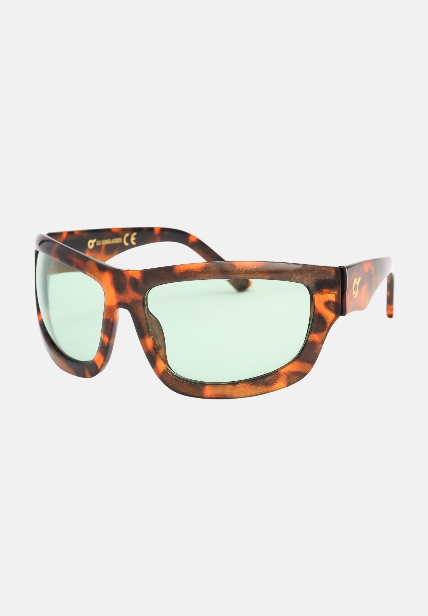 Occhiali da sole Atene tartarugati con lenti verdi da donna ATENE TARTAUGATO VERDE OS SUNGLASSES