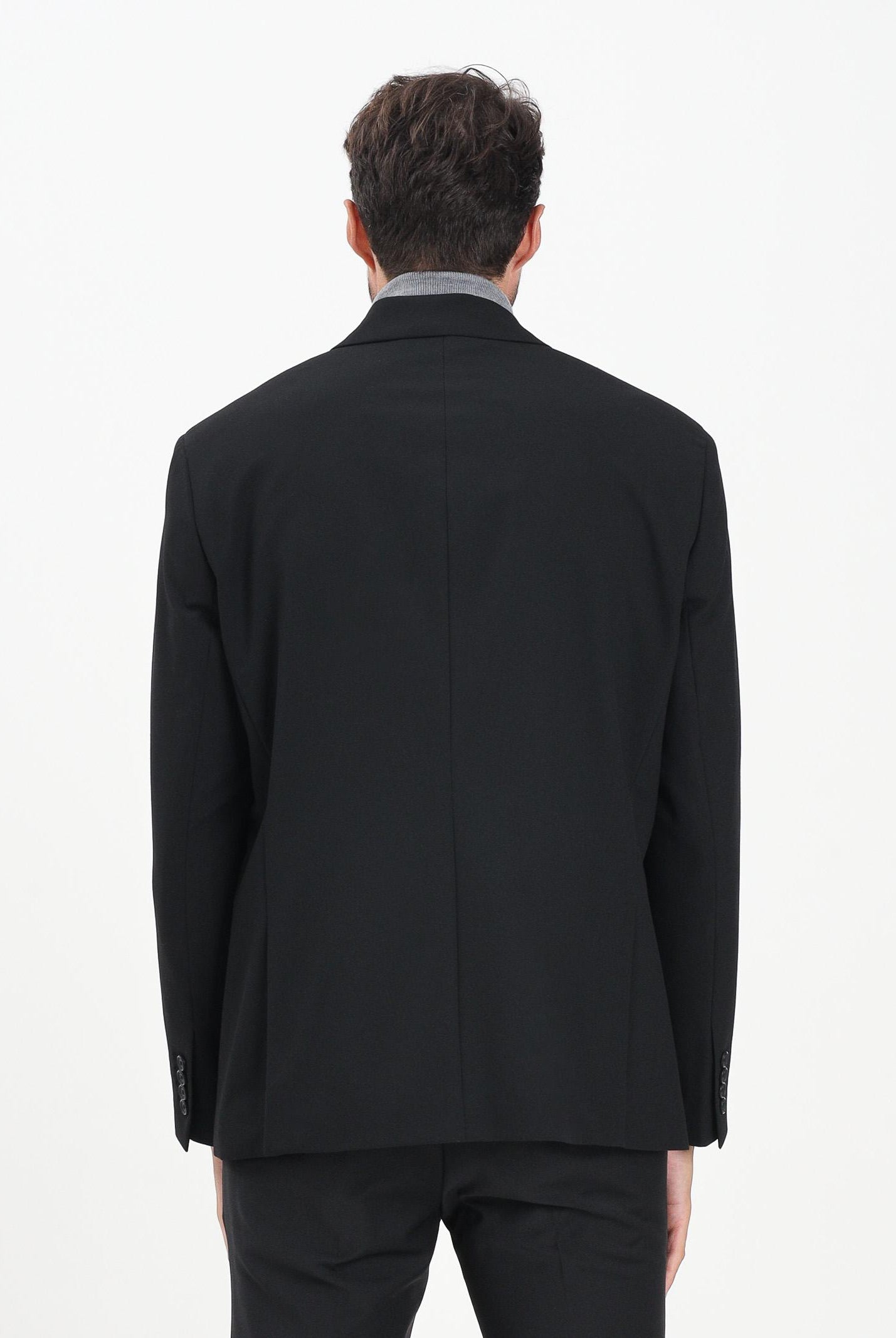 ARMANI EXCHANGE Giacca doppiopetto nera da uomo XM001197AF16678 UC001 ARMANI EXCHANGE