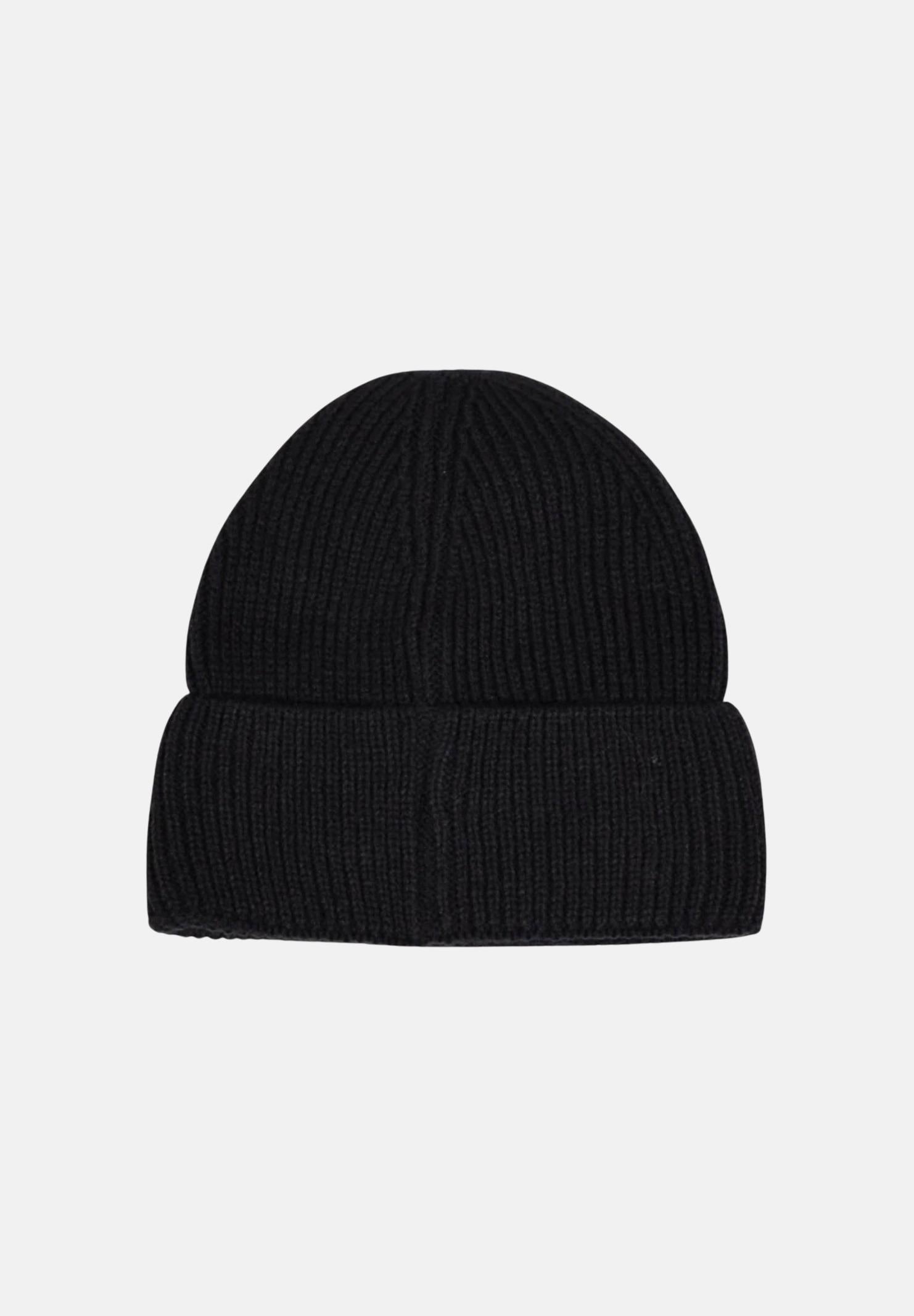 MARCELO BURLON COUNTY OF MILAN Berretto di lana nero per uomo e donna con logo COMAF250188 MARCELO BURLON COUNTY OF MILAN