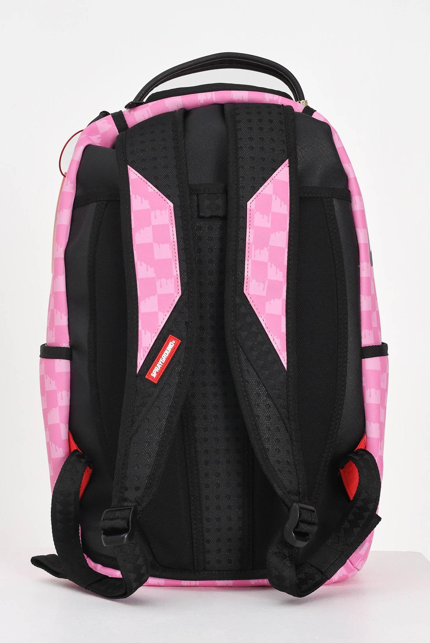 SPRAYGROUND Zaino PINK AND BLACK DRIP CHECK DLXSV rosa da donna 910B7694NSZ SPRAYGROUND