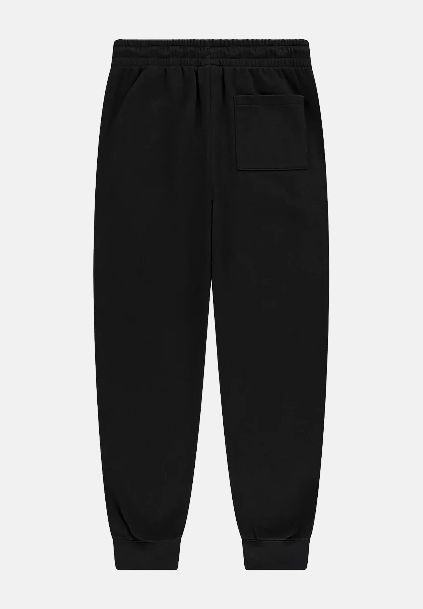 JORDAN Pantalone sportivo nero per bambino e bambina con ricamo Jumpman 95F119 023 JORDAN
