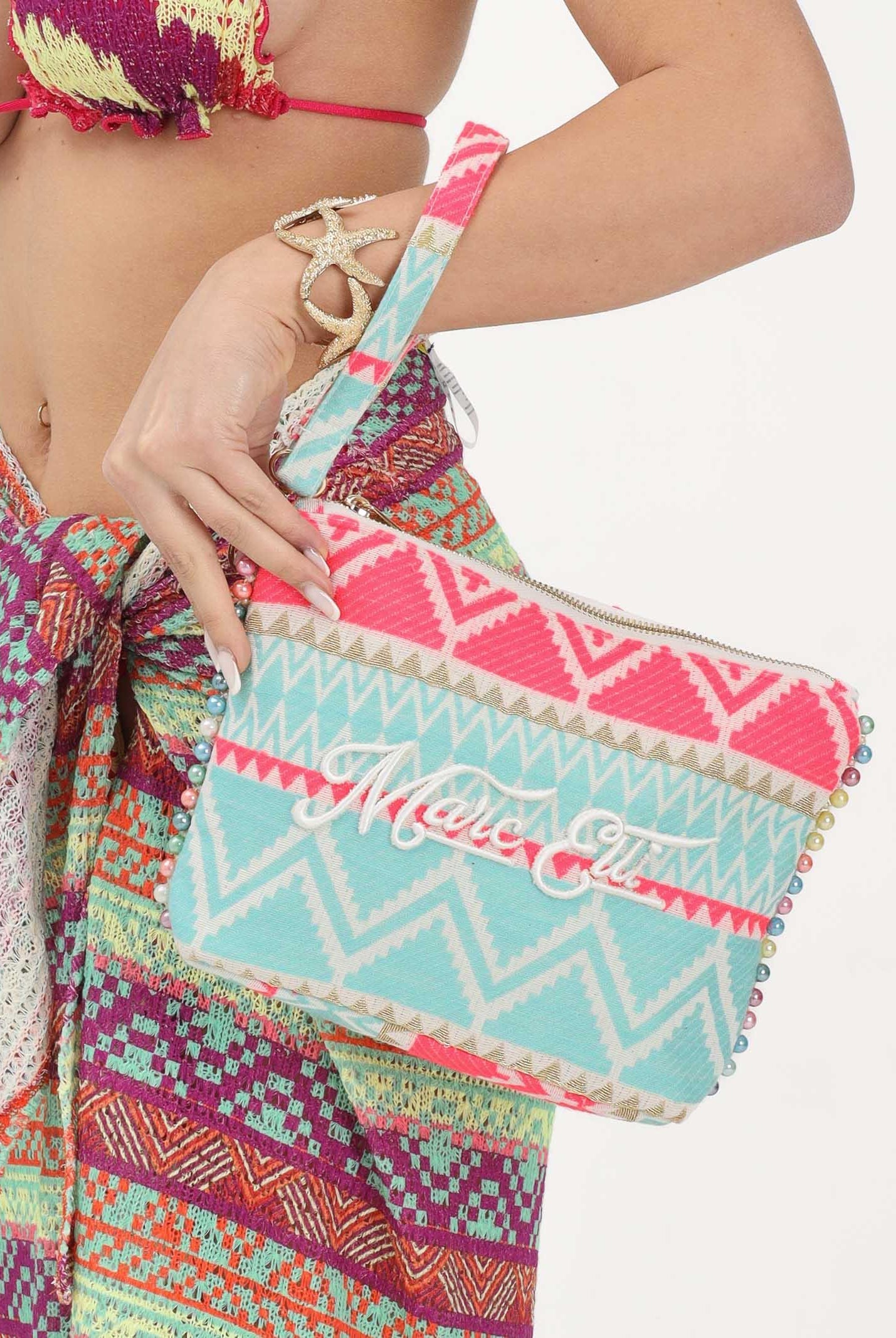 MARC ELLIS Pochette Cassy Indy26 multicolore da donna CASSY-INDY26 03 MARC ELLIS