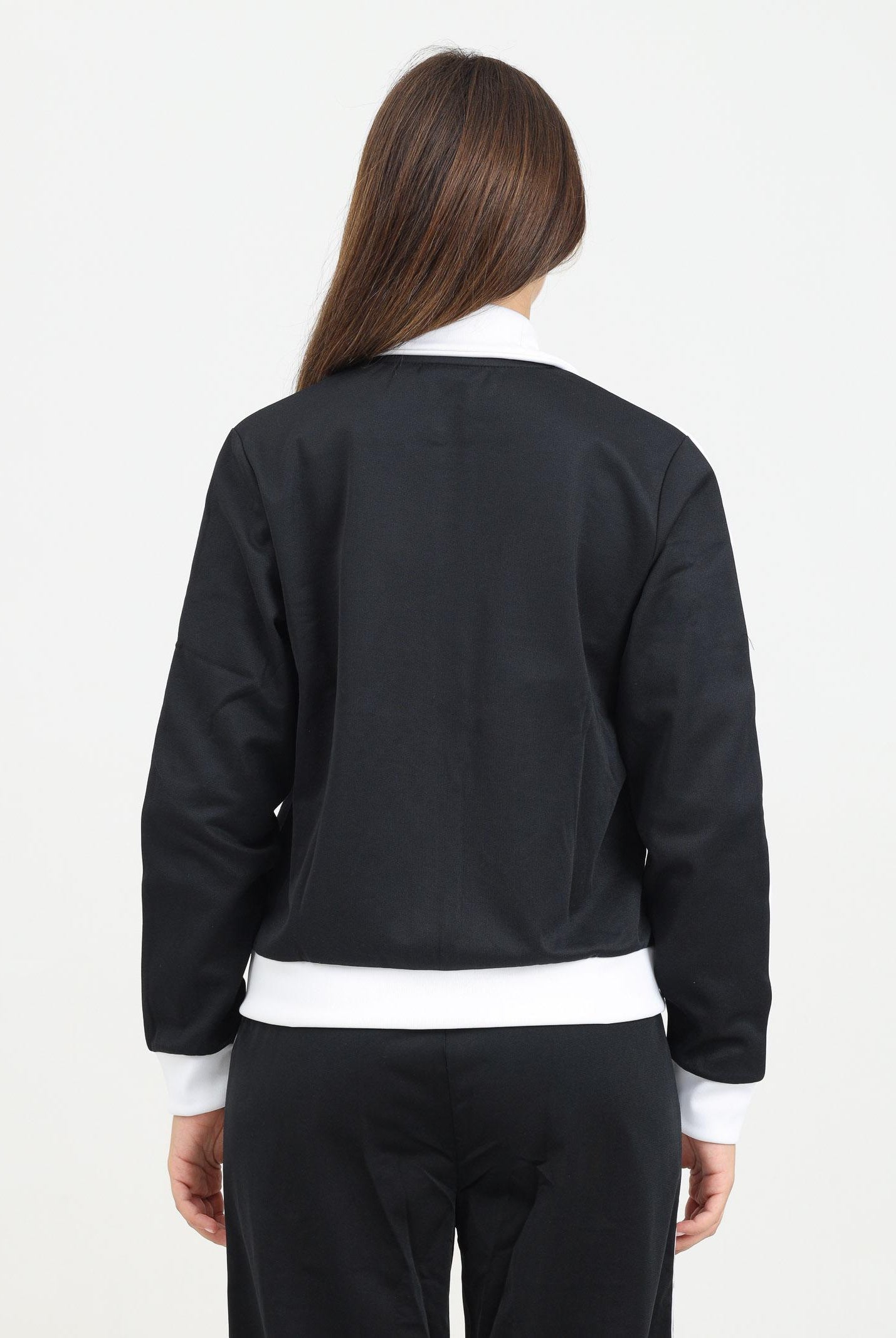 ADIDAS ORIGINALS Felpa con zip Beckenbauer nera da donna IW3174 ADIDAS ORIGINALS