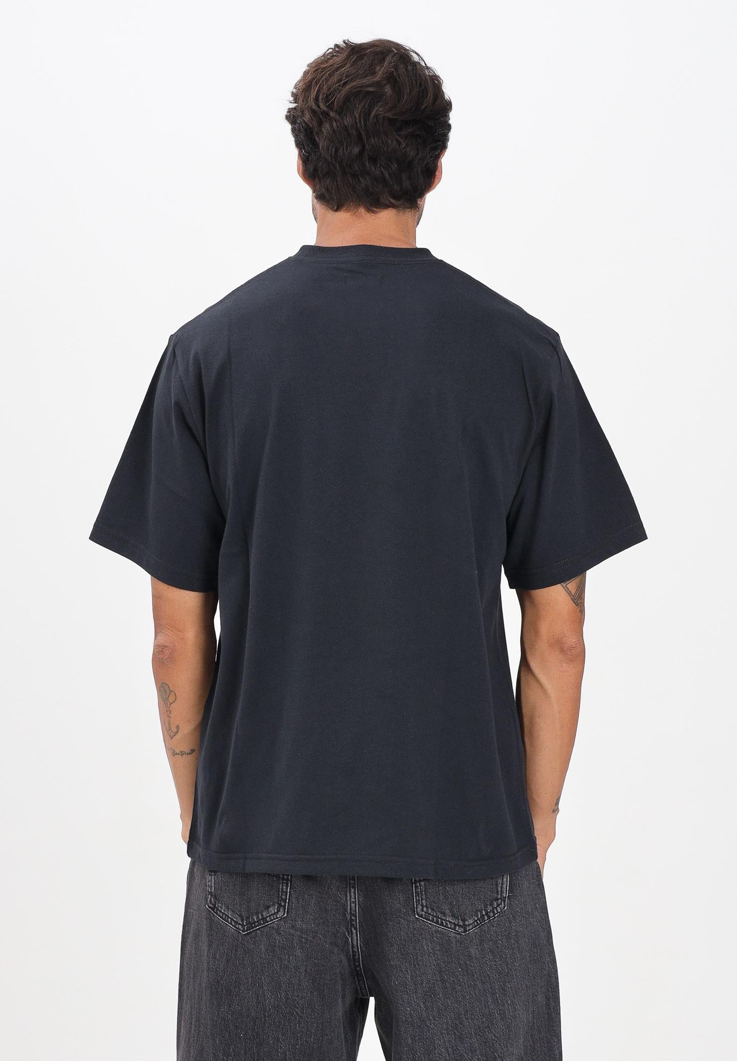 MARKET T-shirt a manica corta nera da uomo con stampa logo F5MKMATH037 950 MarKET