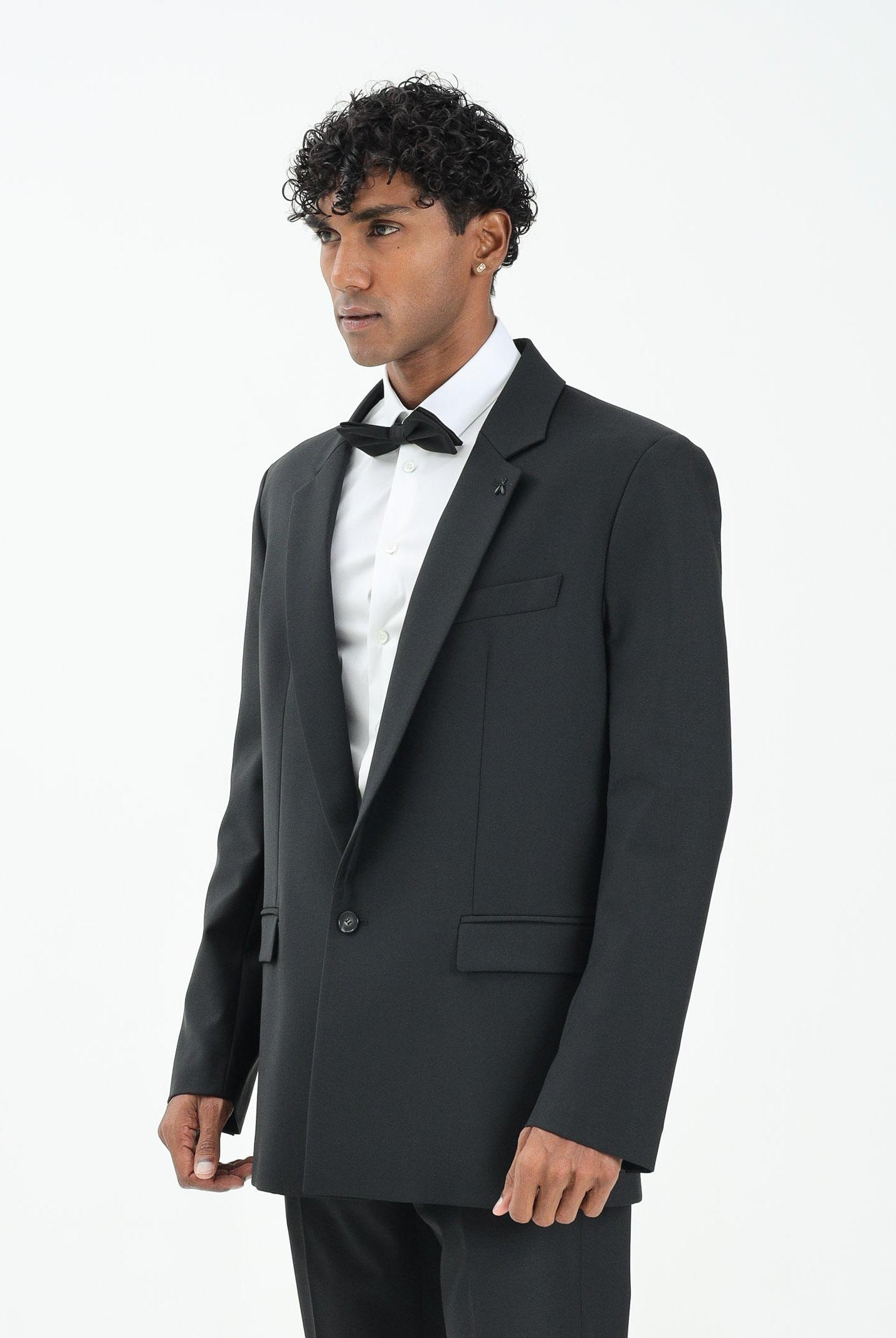 PATRIZIA PEPE Giacca (IM)PERFECTION monopetto nera da uomo 5S754RA1WK K102 PATRIZIA PEPE