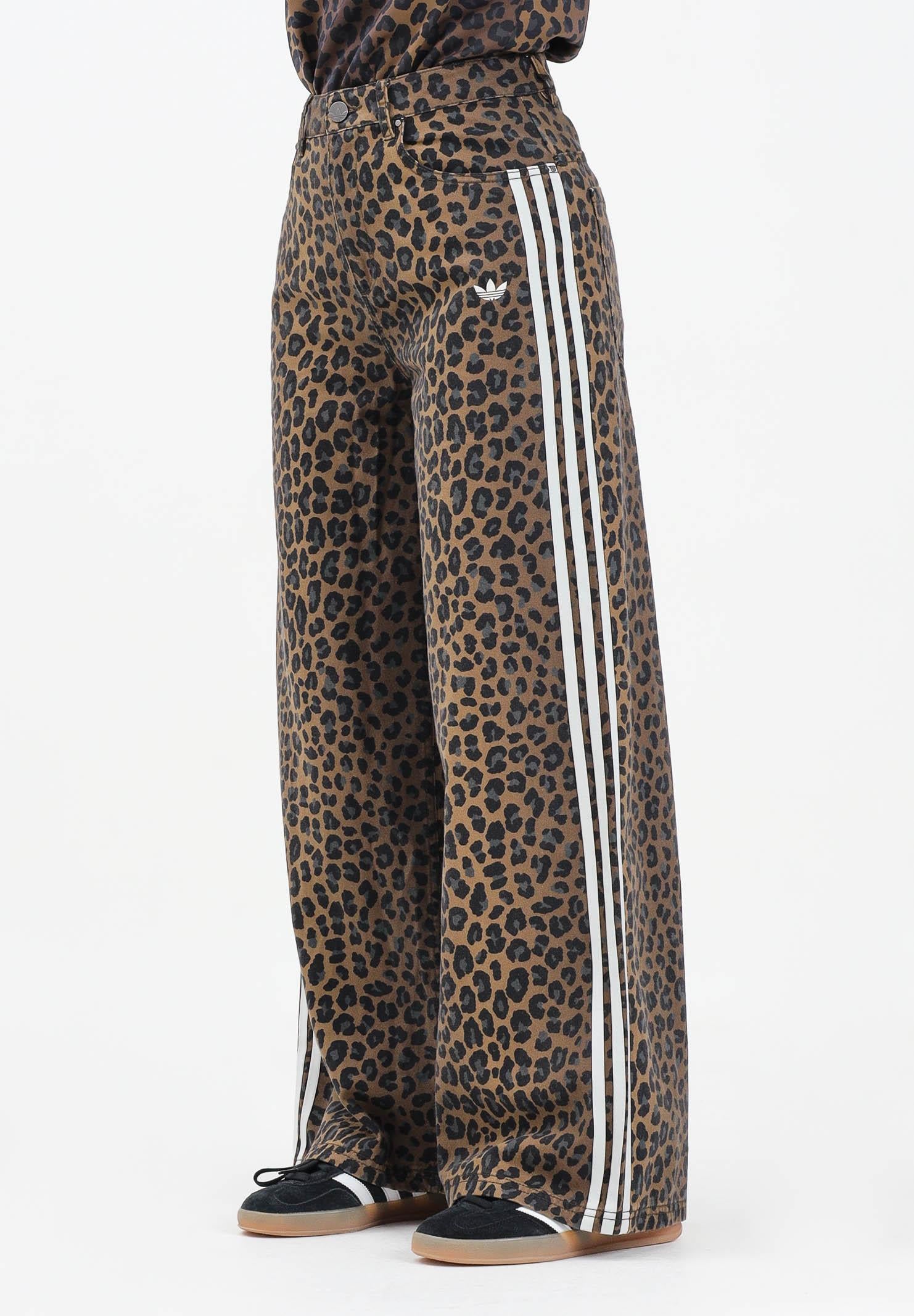 ADIDAS ORIGINALS Loose Leopard jeans in beige denim for ADIDAS ORIGINALS Loose Leopard jeans in beige denim for