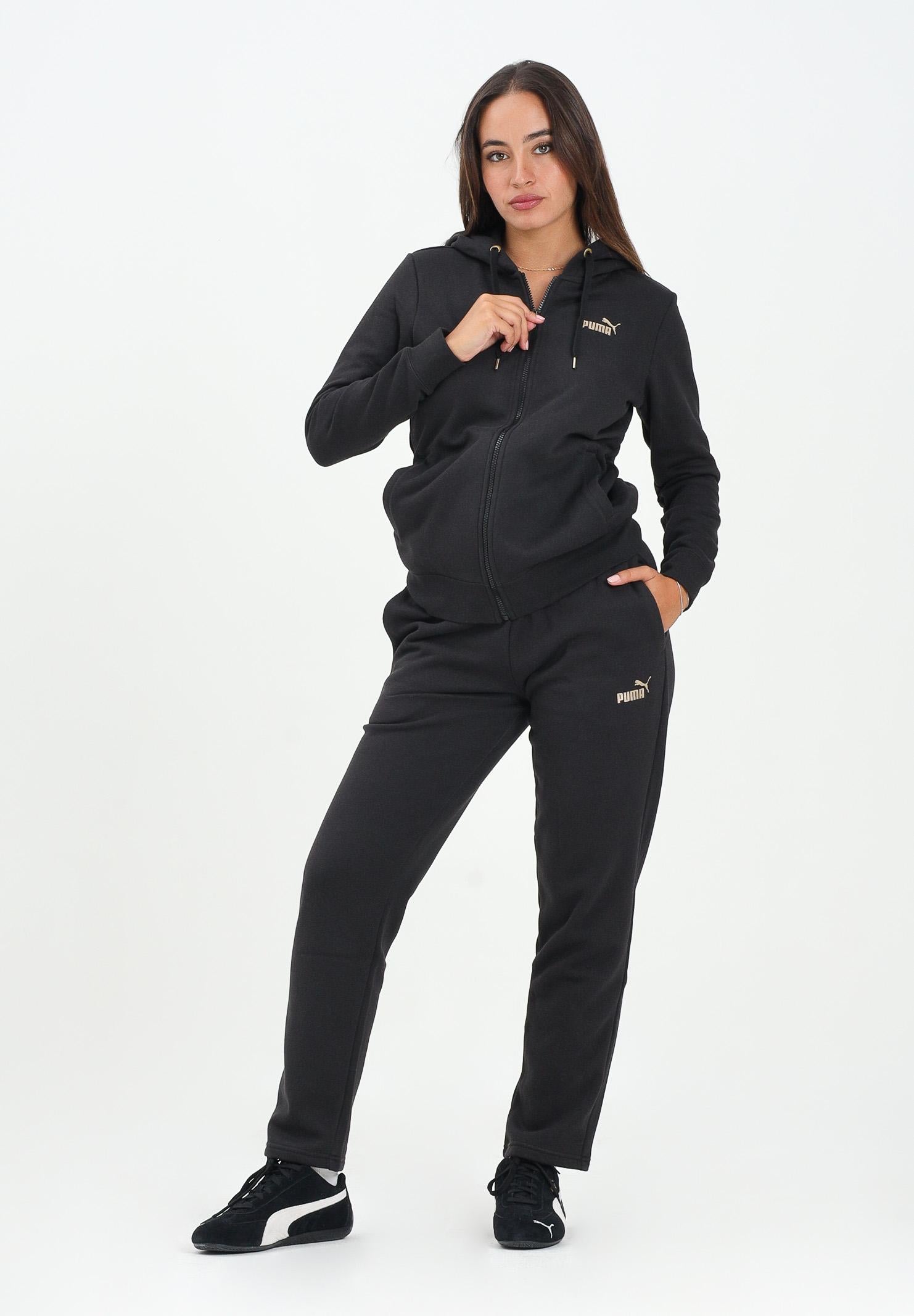 PUMA Tuta sportiva nera da donna 688161 01 PUMA