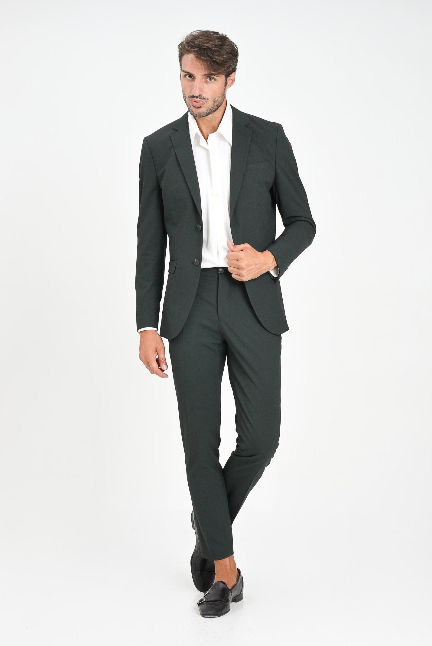 SELECTED Pantalone elegante verde da uomo 16087825 ForestNight SELECTED HOMME