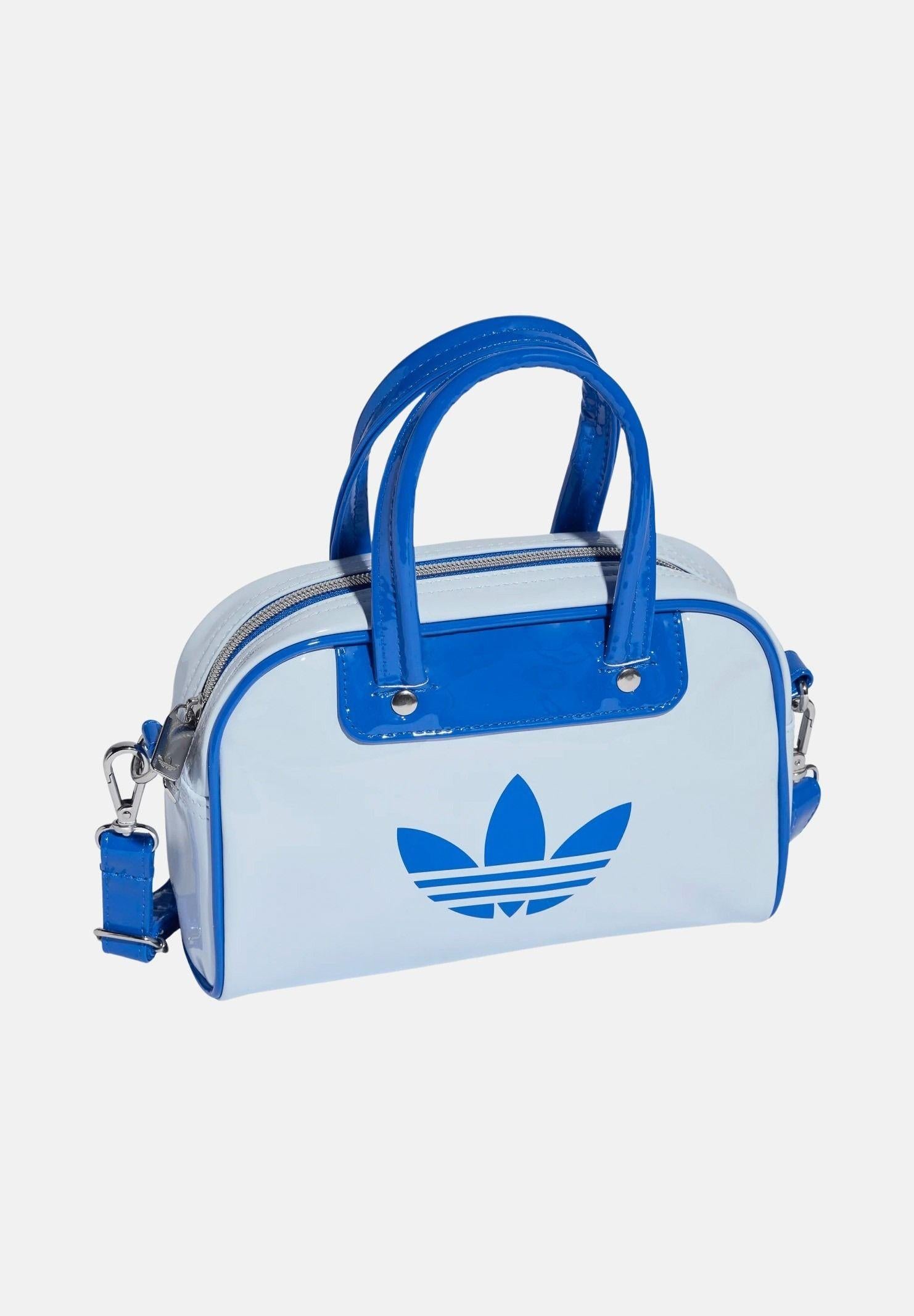 ADIDAS ORIGINALS Borsa a mano Adicolor Mini Bowling azzurra da donna KC9044 . ADIDAS ORIGINALS