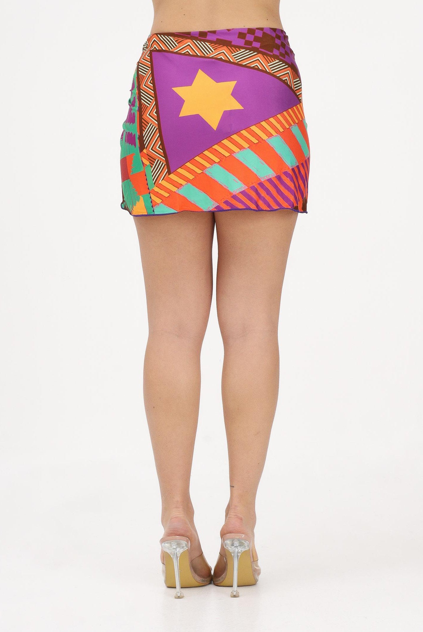 F**K Pareo multicolore da donna con fantasia FK26-SW3002X11 . F**K