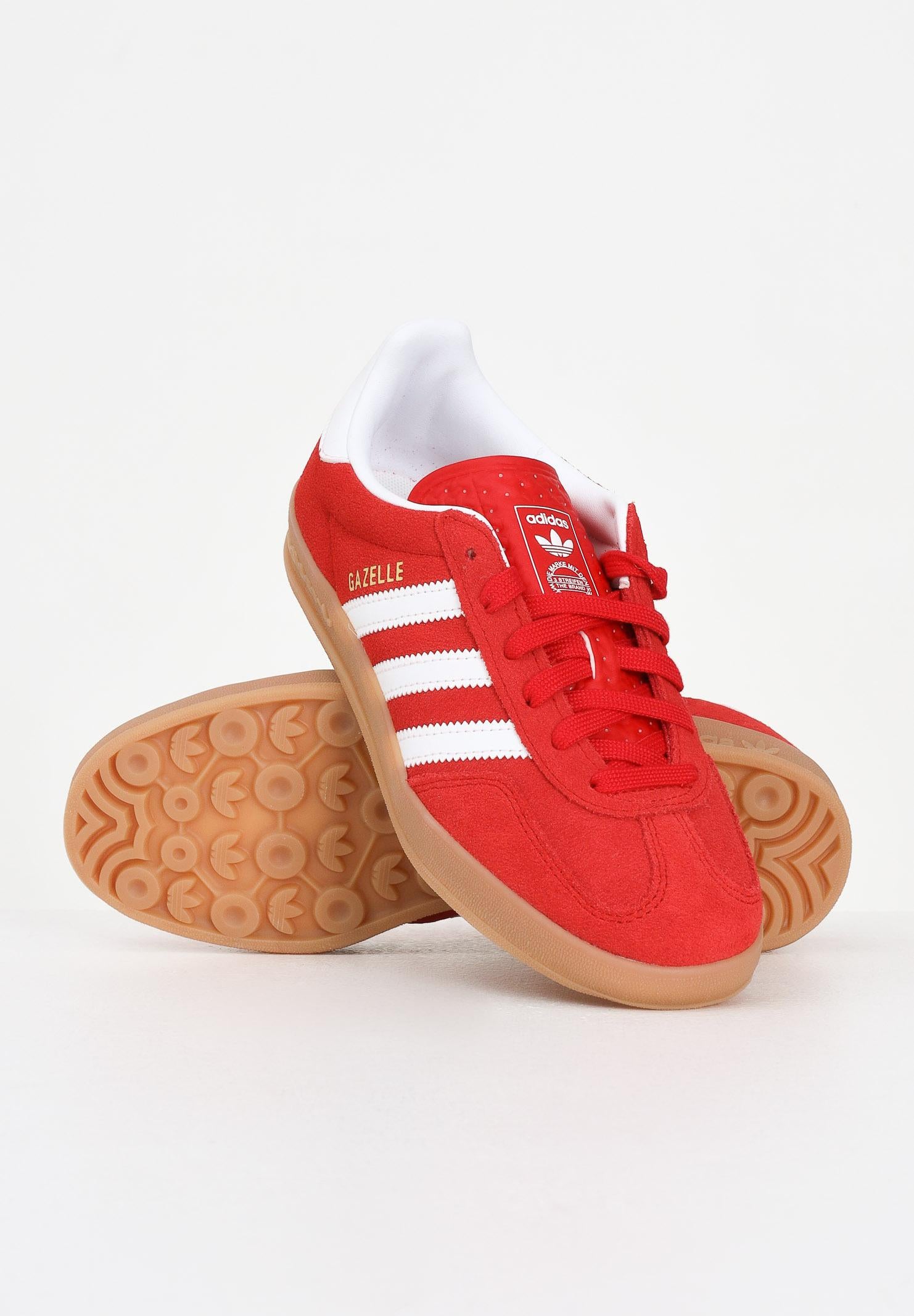 ADIDAS ORIGINALS Sneakers Gazelle rosse per uomo e donna JS3801 . ADIDAS ORIGINALS