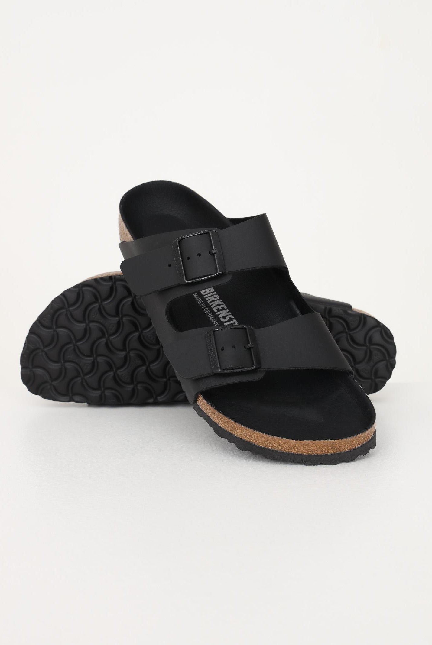 BIRKENSTOCK Ciabatte Arizona Birko-Flor nere per uomo e donna 1019069 . BIRKENSTOCK