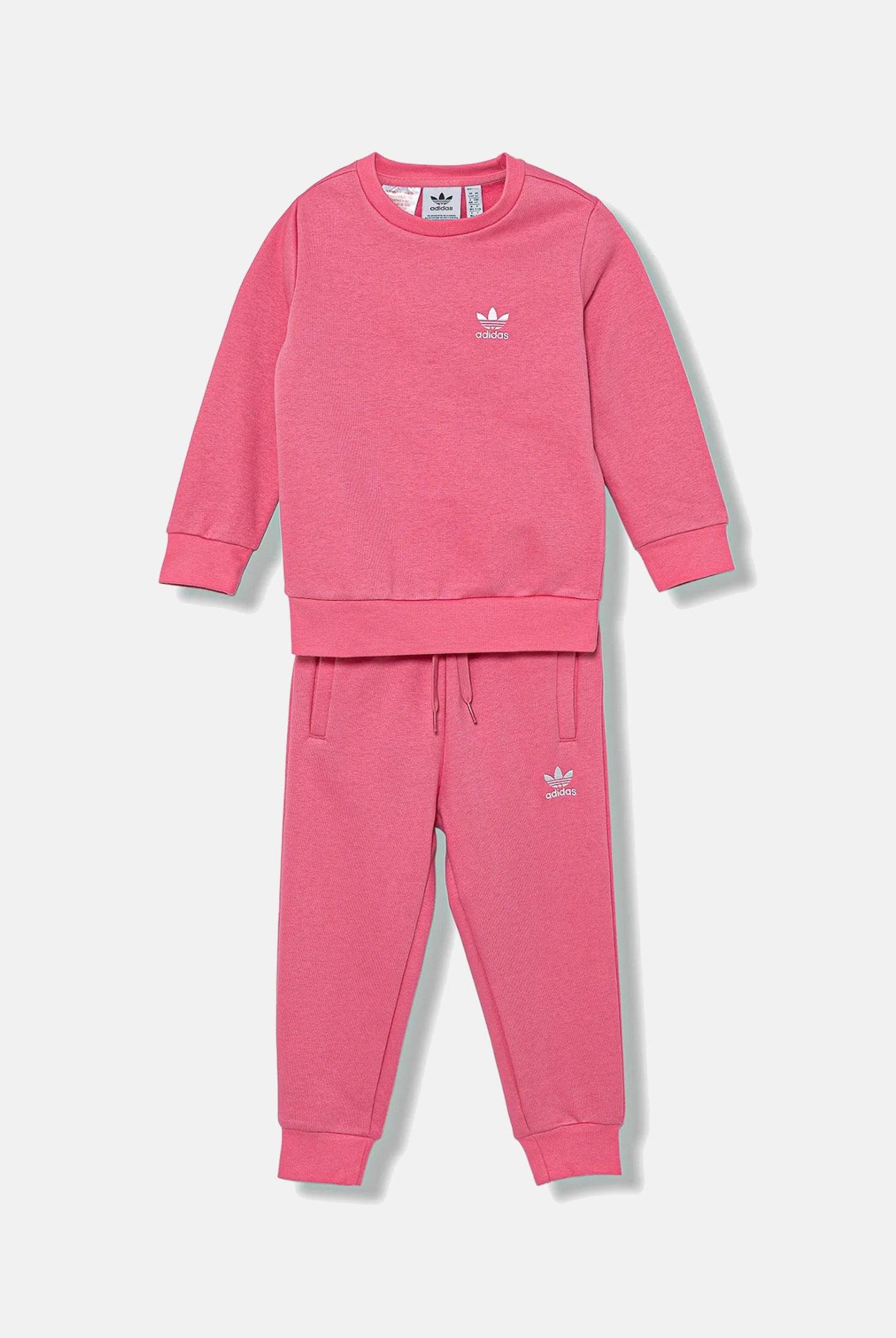 ADIDAS ORIGINALS Tuta Crew rosa da neonato JY4869  ADIDAS ORIGINALS
