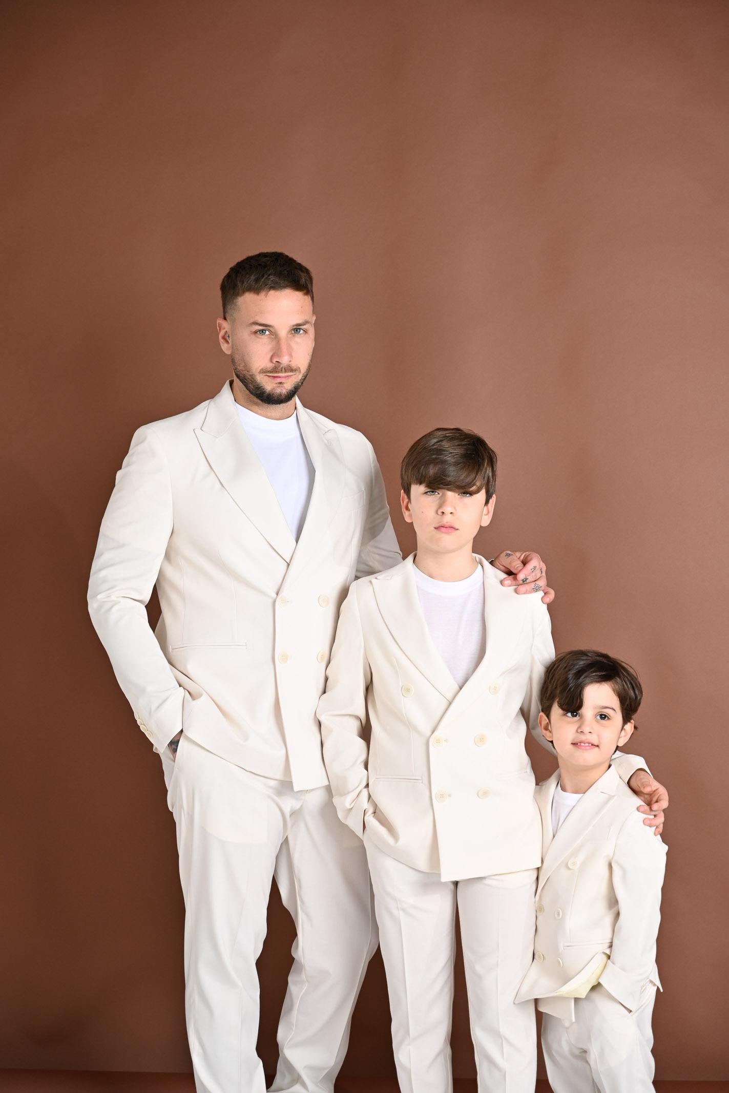 I'M BRIAN Giacca panna da bambino GIA3220J PA I'M BRIAN