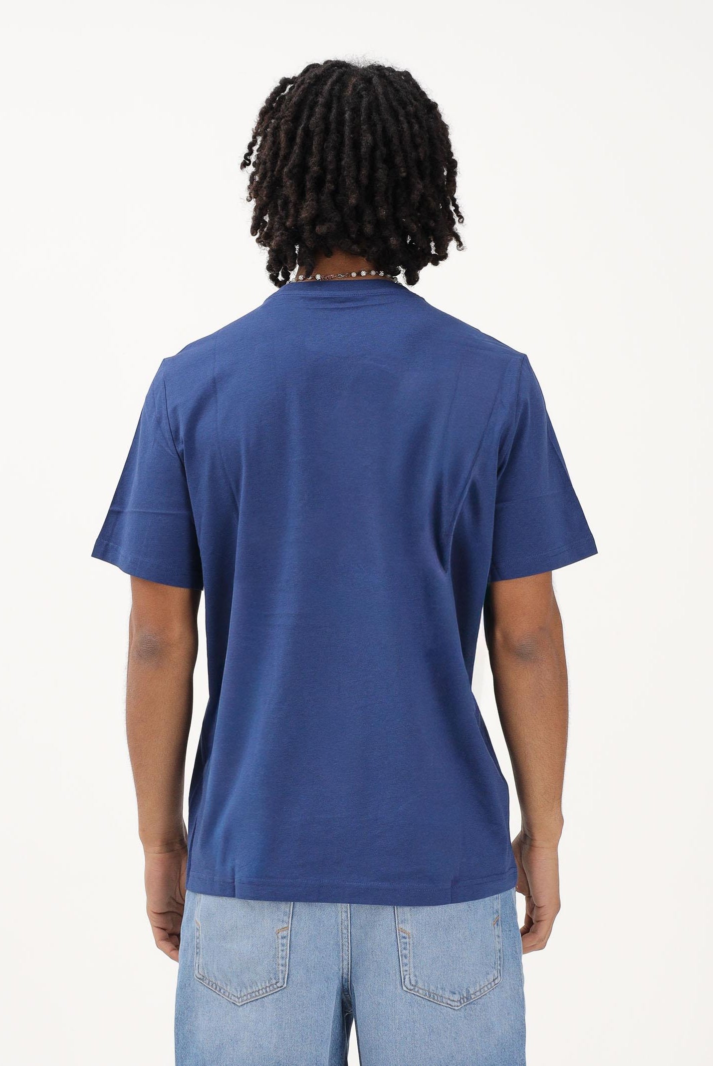 PUMA T-shirt a manica corta Essentials 2 Colour N.1 Logo blu da uomo 684708 79 PUMA