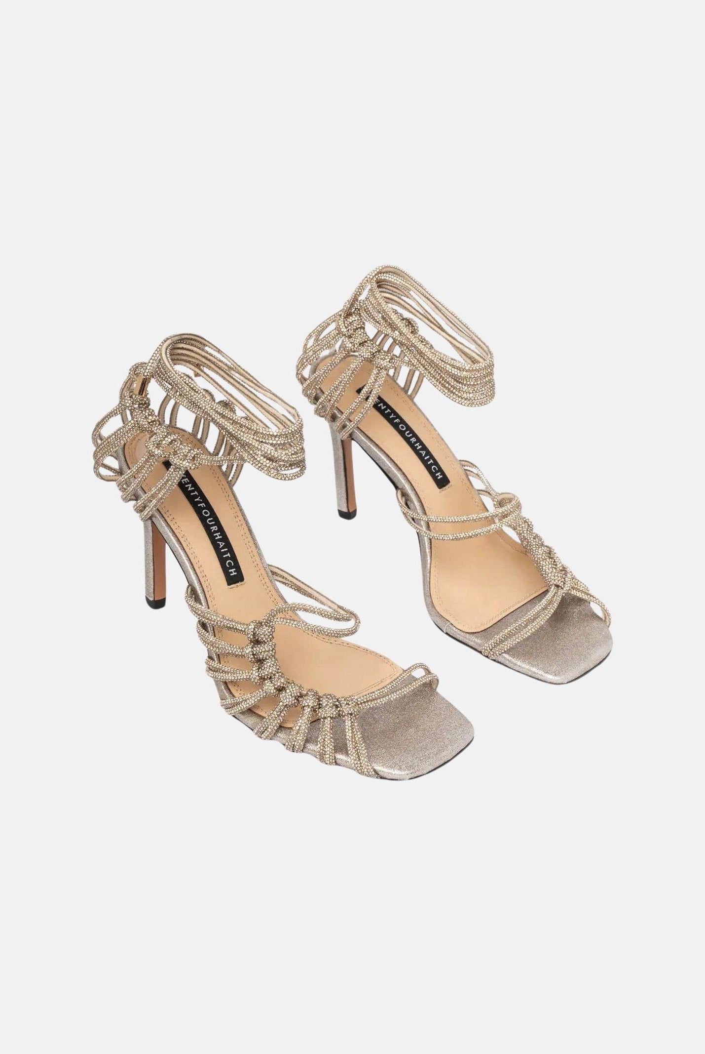 TWENTY FOURHAITCH Sandali con tacco MOLì oro da donna S0109ORO62P OR TWENTY FOURHAITCH