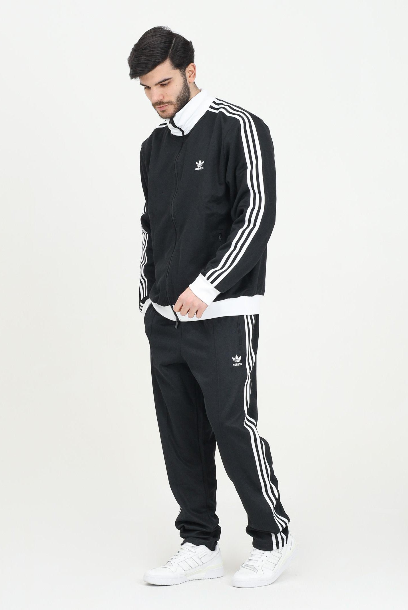 ADIDAS ORIGINALS Pantalone sportivo Adicolor Classics Beckenbauer nero da uomo II5764 . ADIDAS ORIGINALS