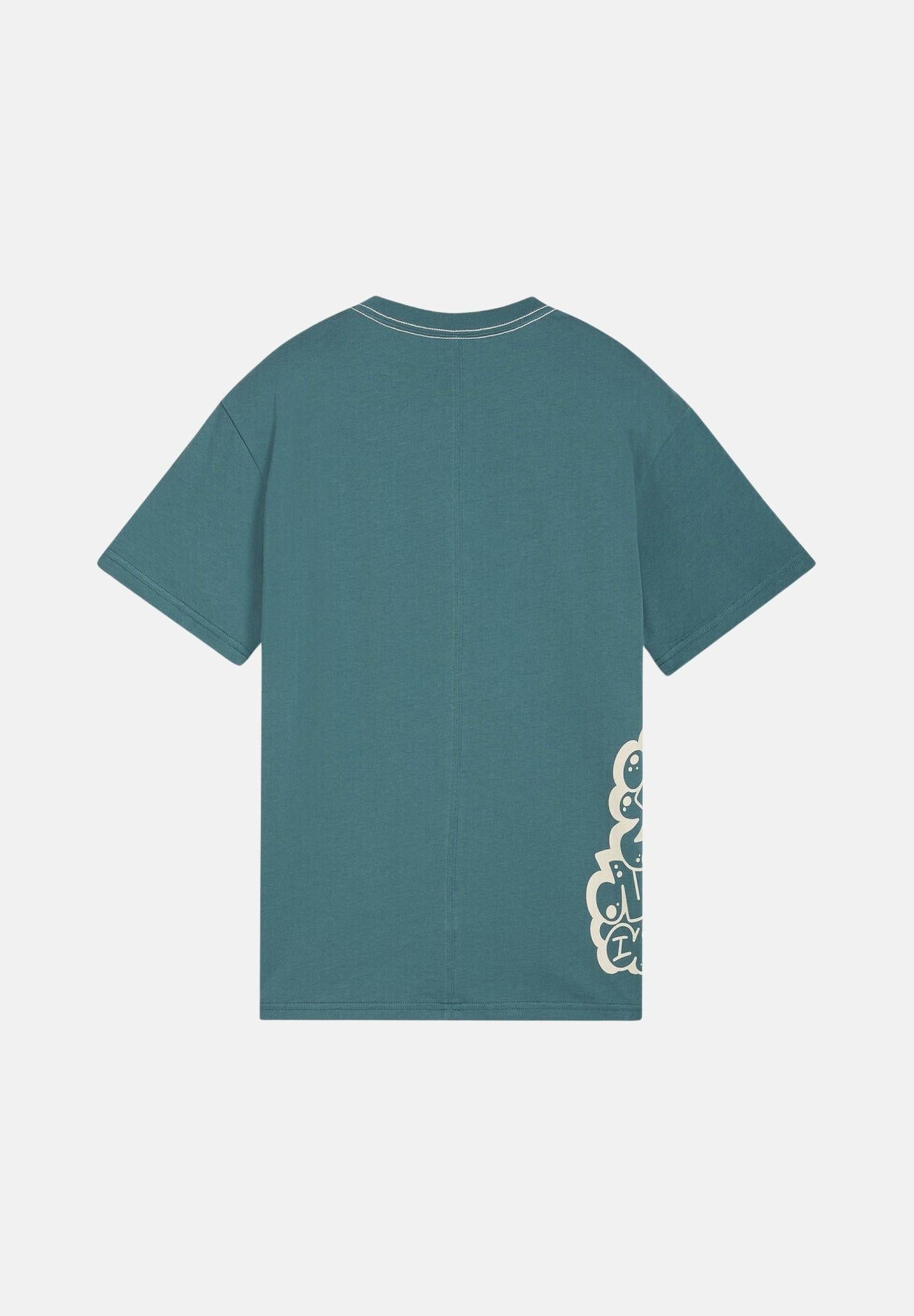 PUMA T-shirt a manica corta Graphic verde petrolio per bambino e bambina 692610 41 PUMA