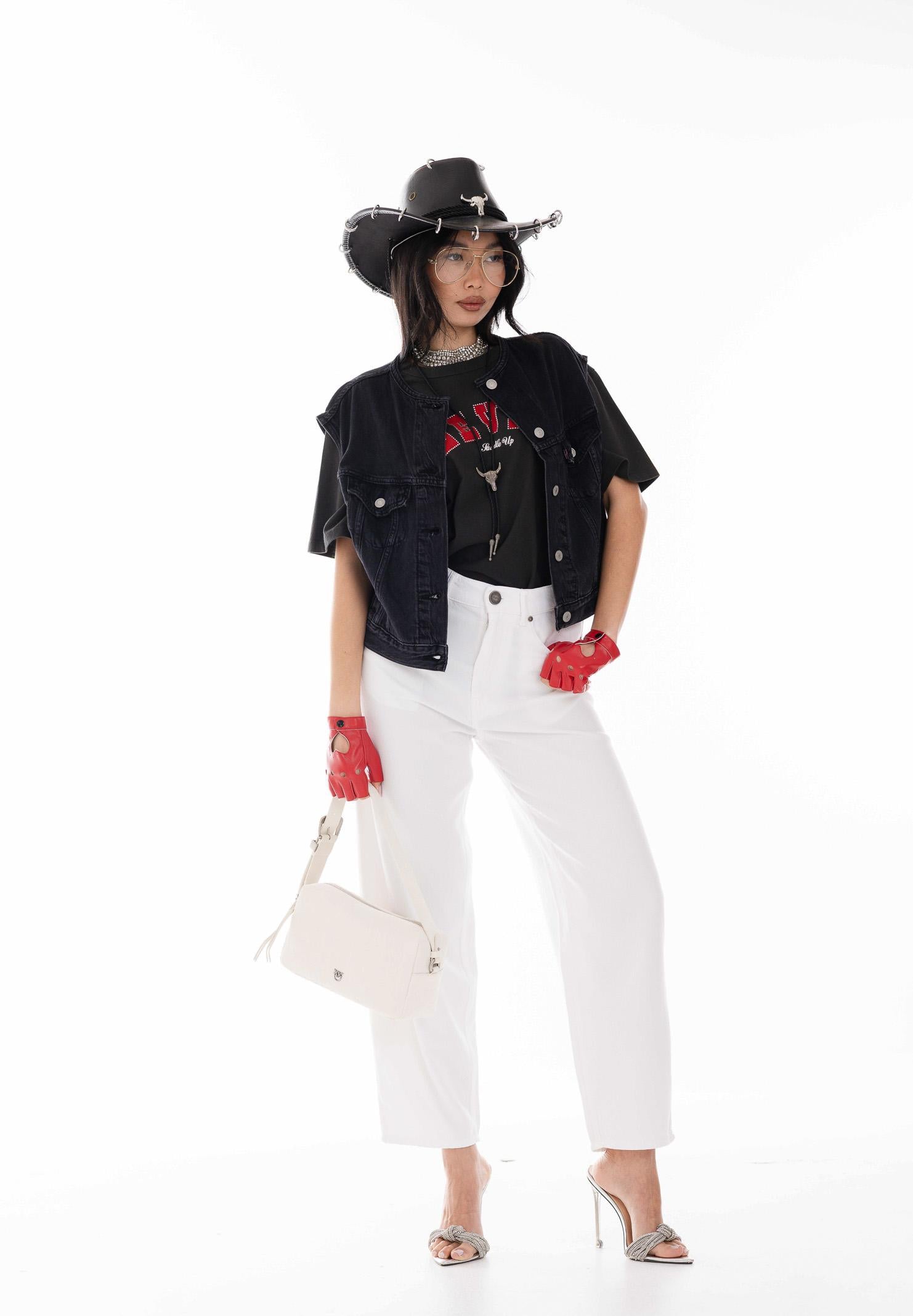 PINKO Jeans bianco da donna 103857A3E1 Z04 PINKO