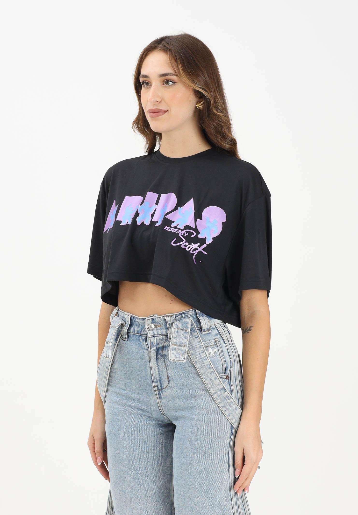 ADIDAS ORIGINALS T-shirt a manica corta adidas x Jeremy Scott nera da donna JL7613 ADIDAS ORIGINALS