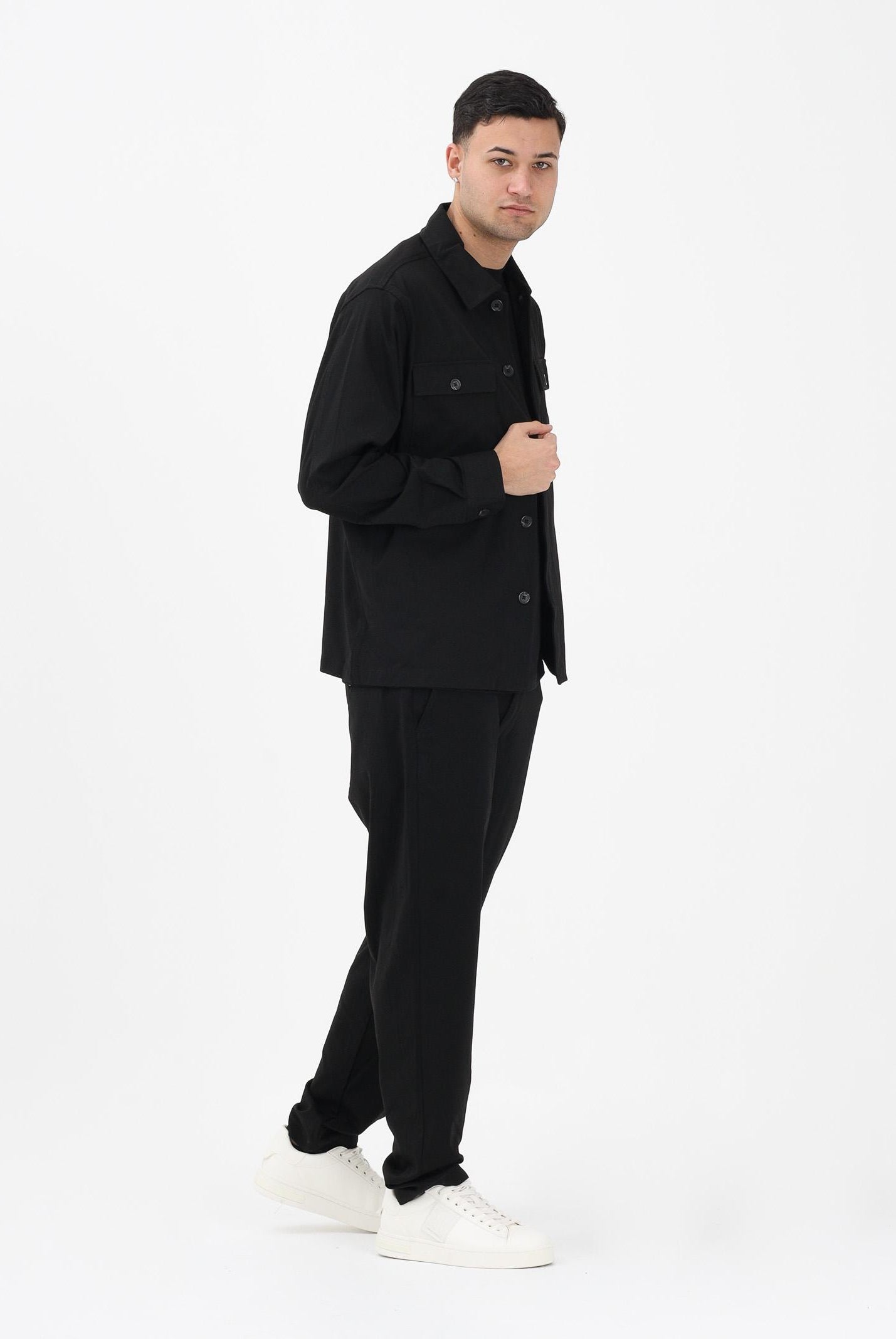 SELECTED HOMME Pantalone nero da uomo 16099820 BL SELECTED HOMME