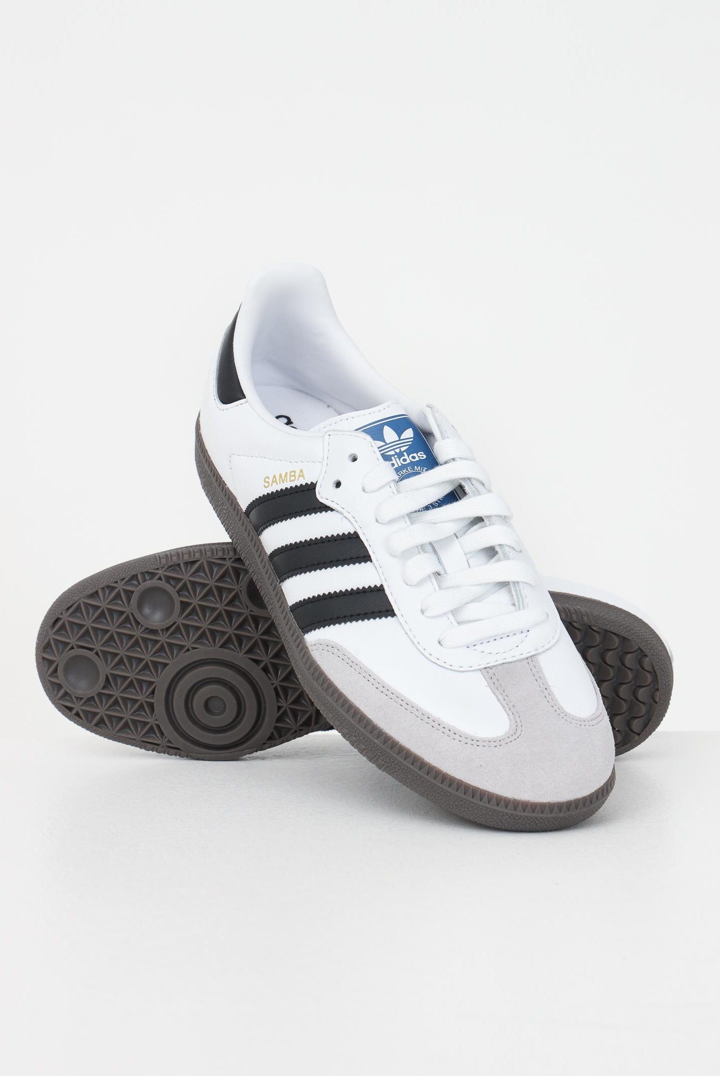 ADIDAS ORIGINALS Sneakers SAMBA OG bianche per uomo e donna IE3675 . ADIDAS ORIGINALS